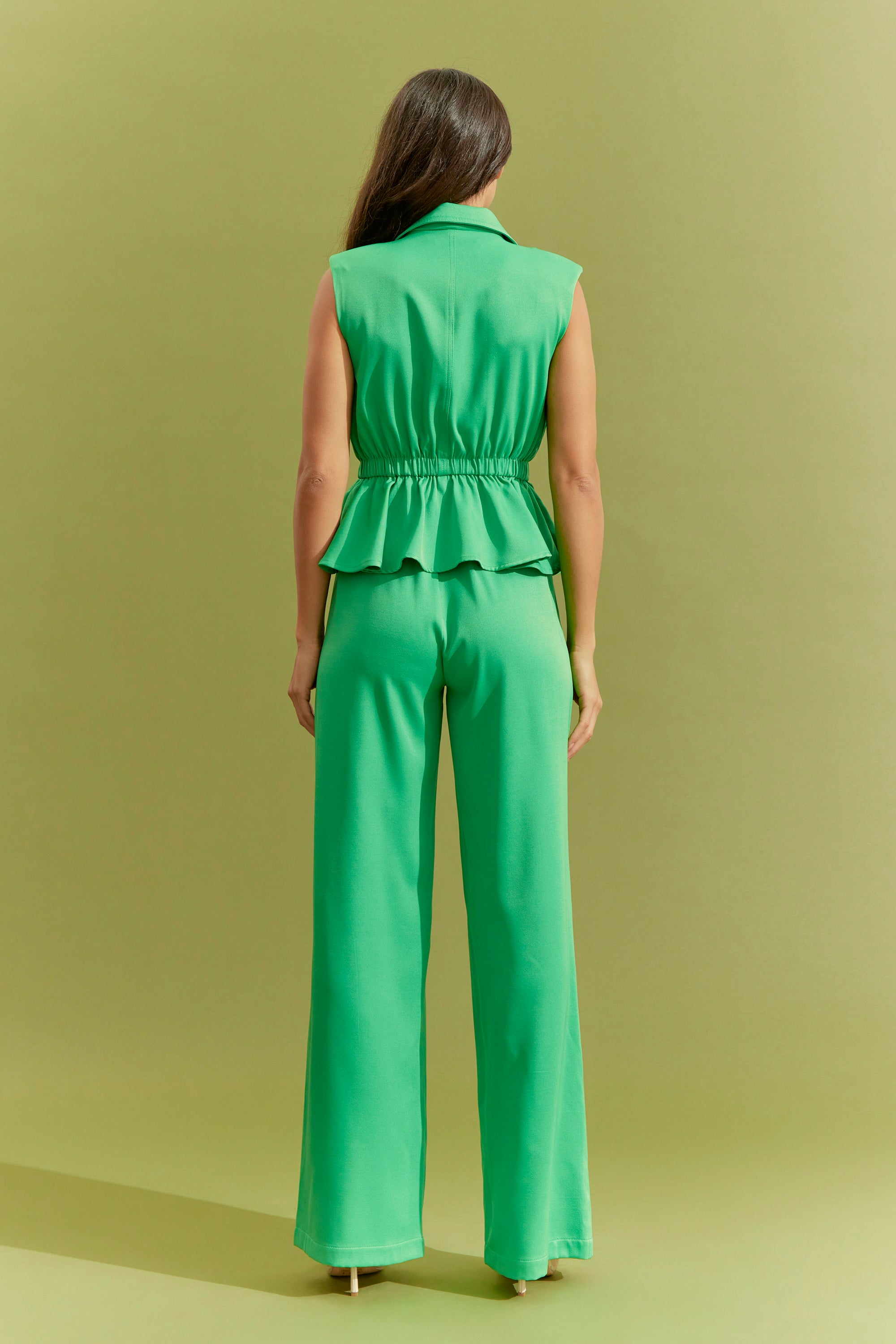 Woven Vest and Pant Set