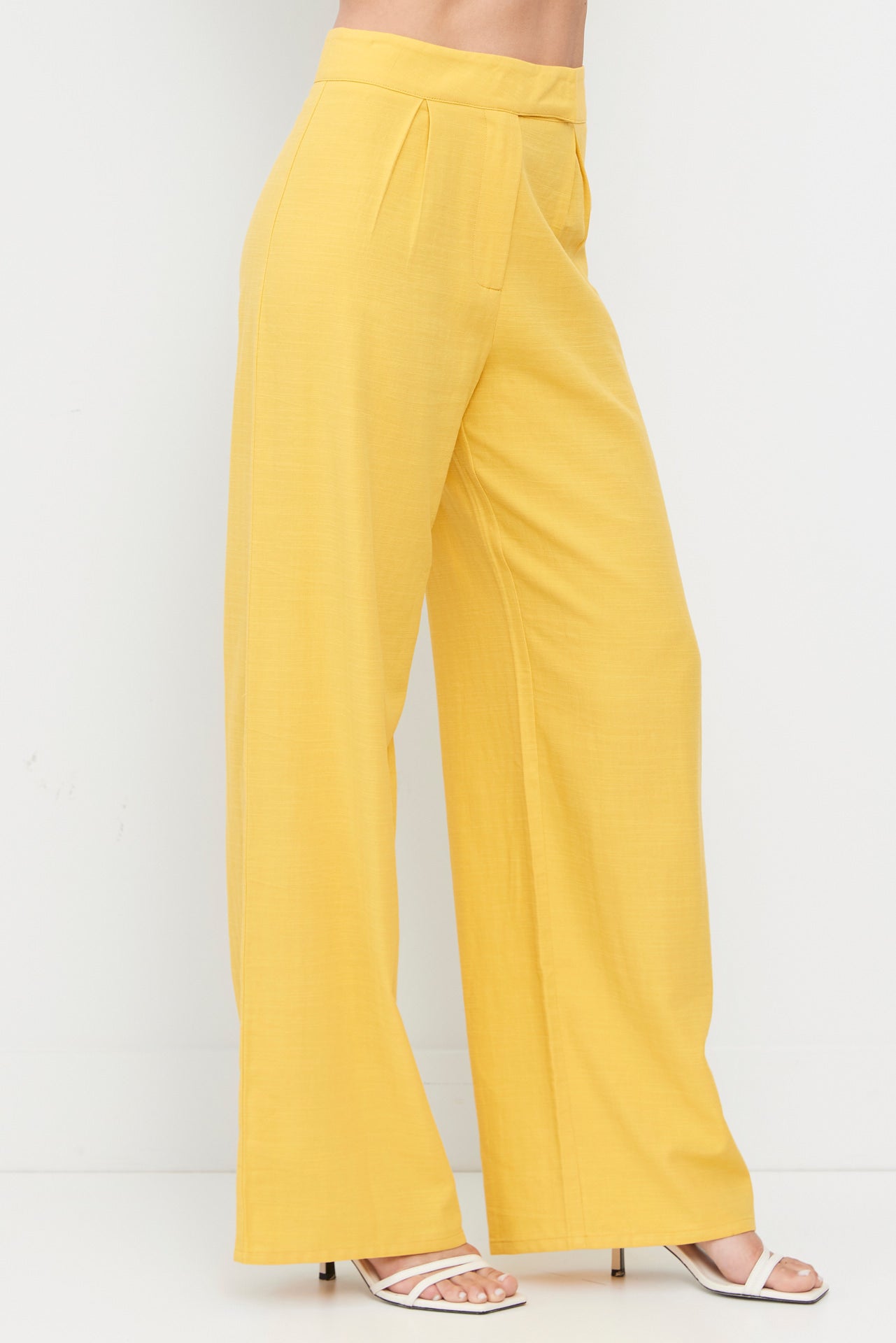 Balloon Sleeve Top & Pleated Detail Pant Set