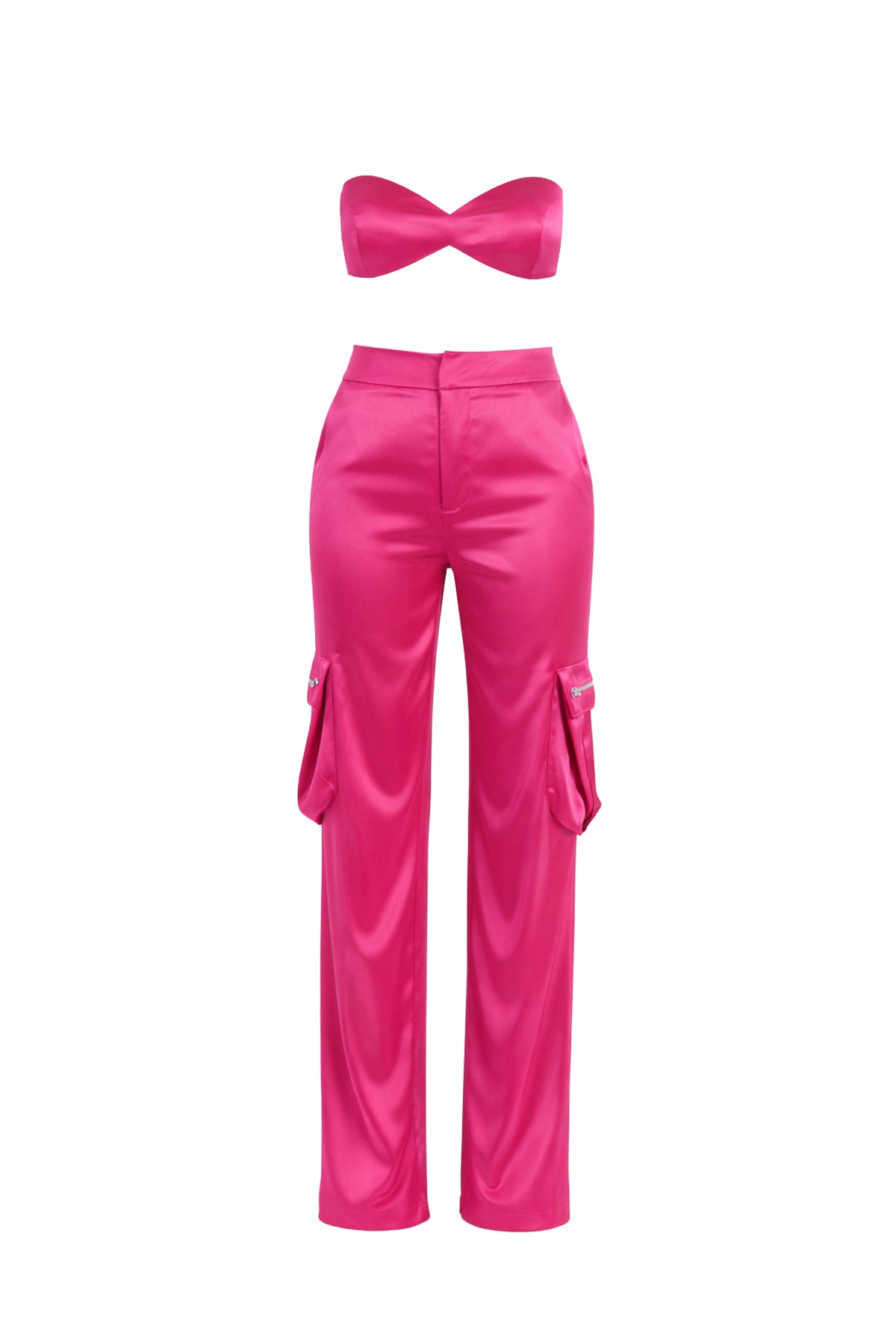Satin Cargo 2 Piece Set