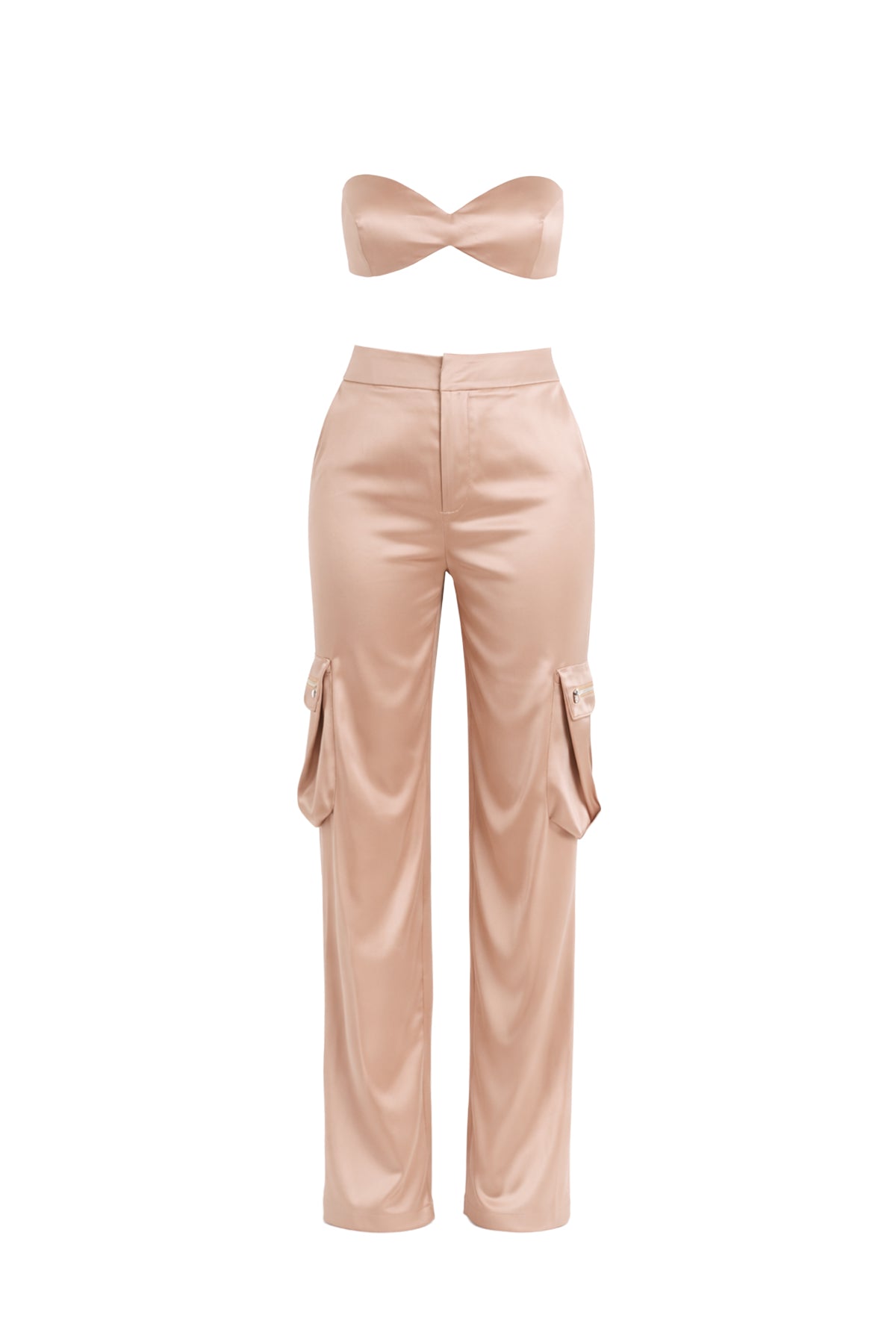 Satin Cargo 2 Piece Set