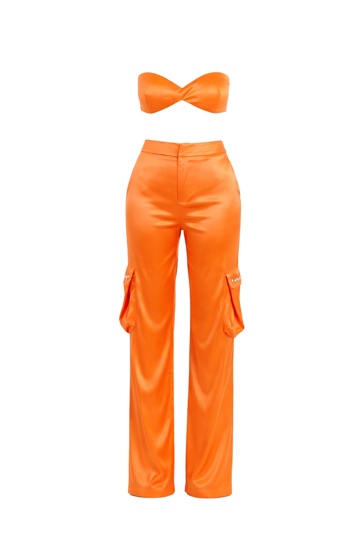 Satin Cargo 2 Piece Set