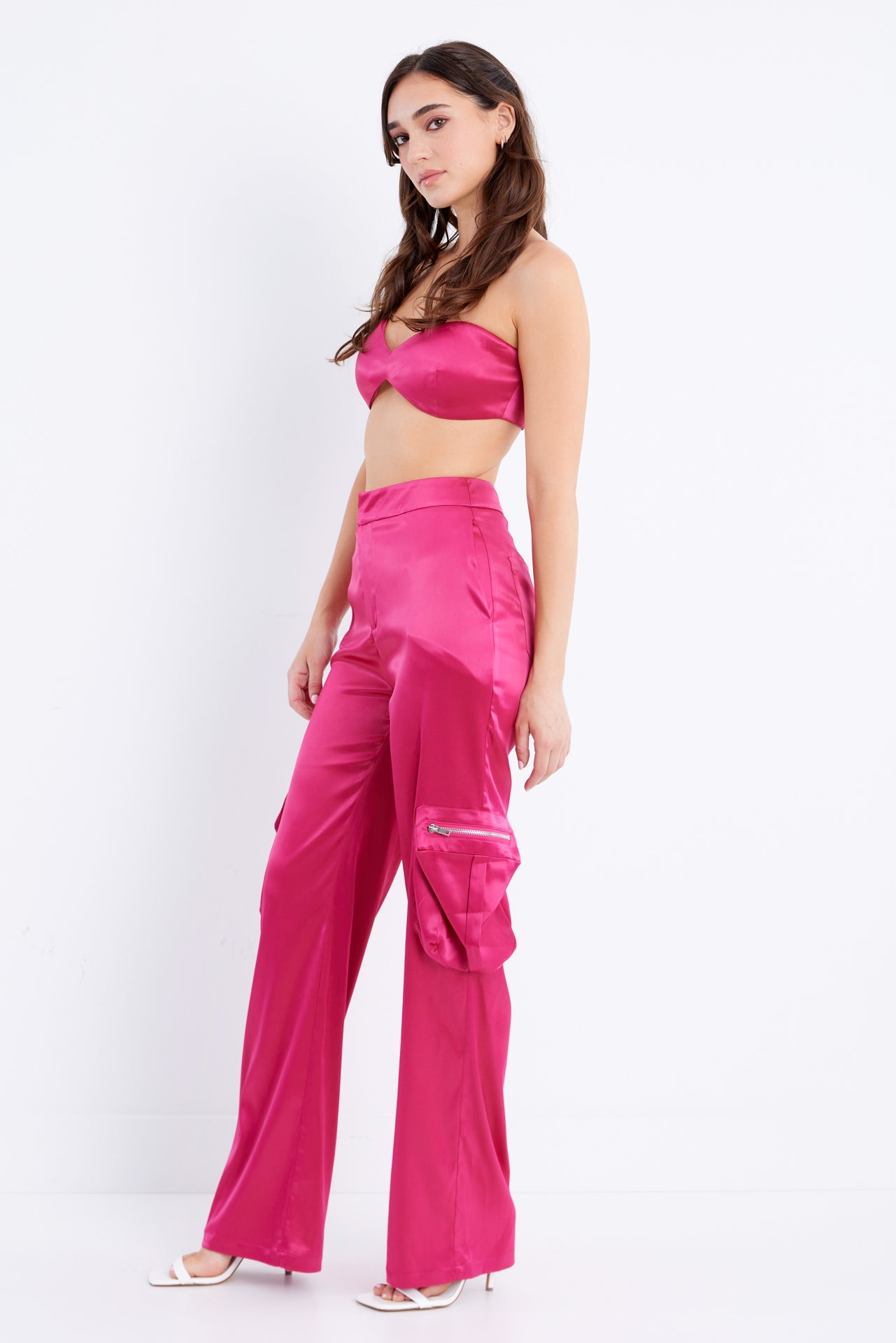 Satin Cargo 2 Piece Set