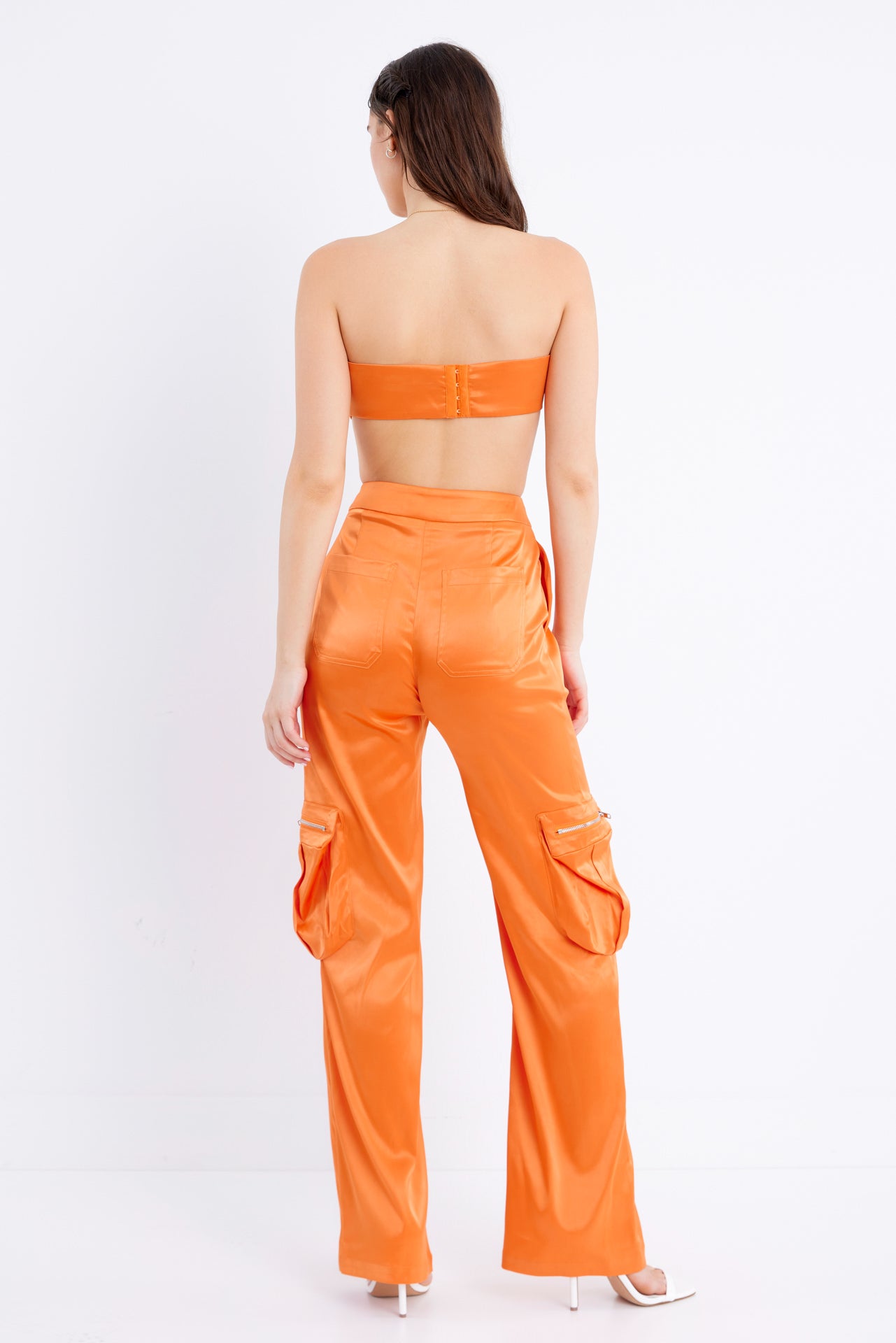 Satin Cargo 2 Piece Set