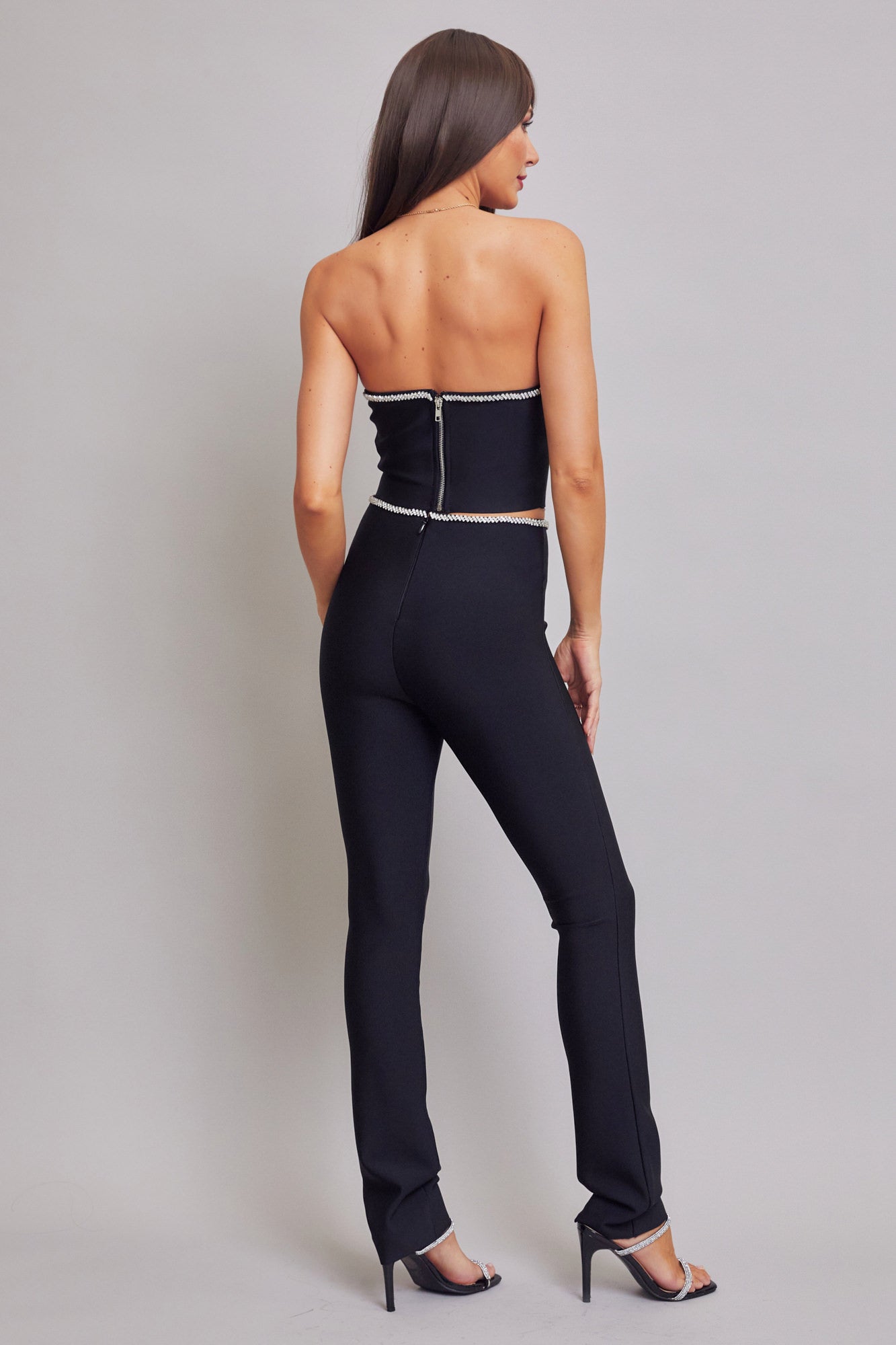 Embellished Tube Top & Trouser