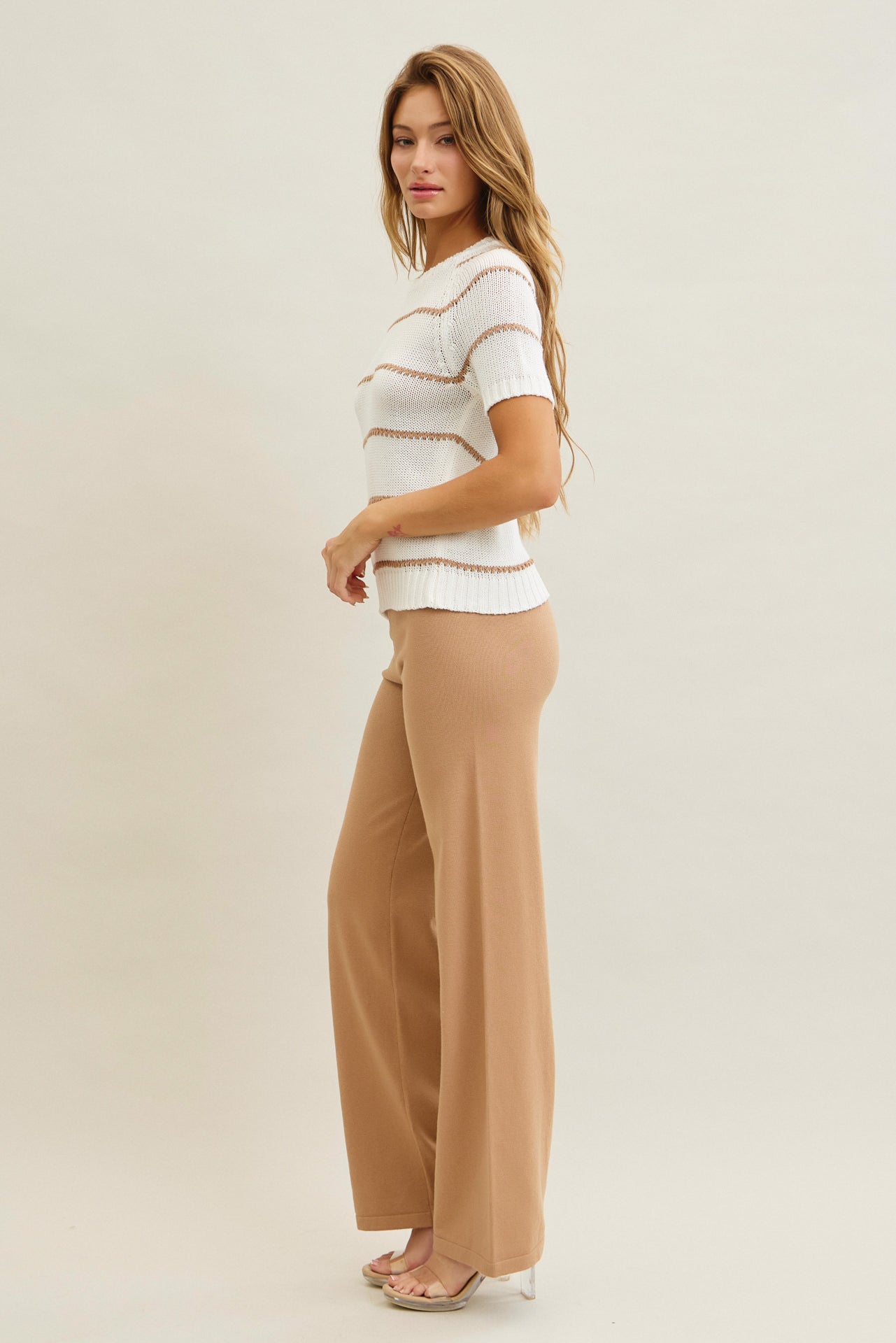 Marcelline Stripe Top & Pants Set