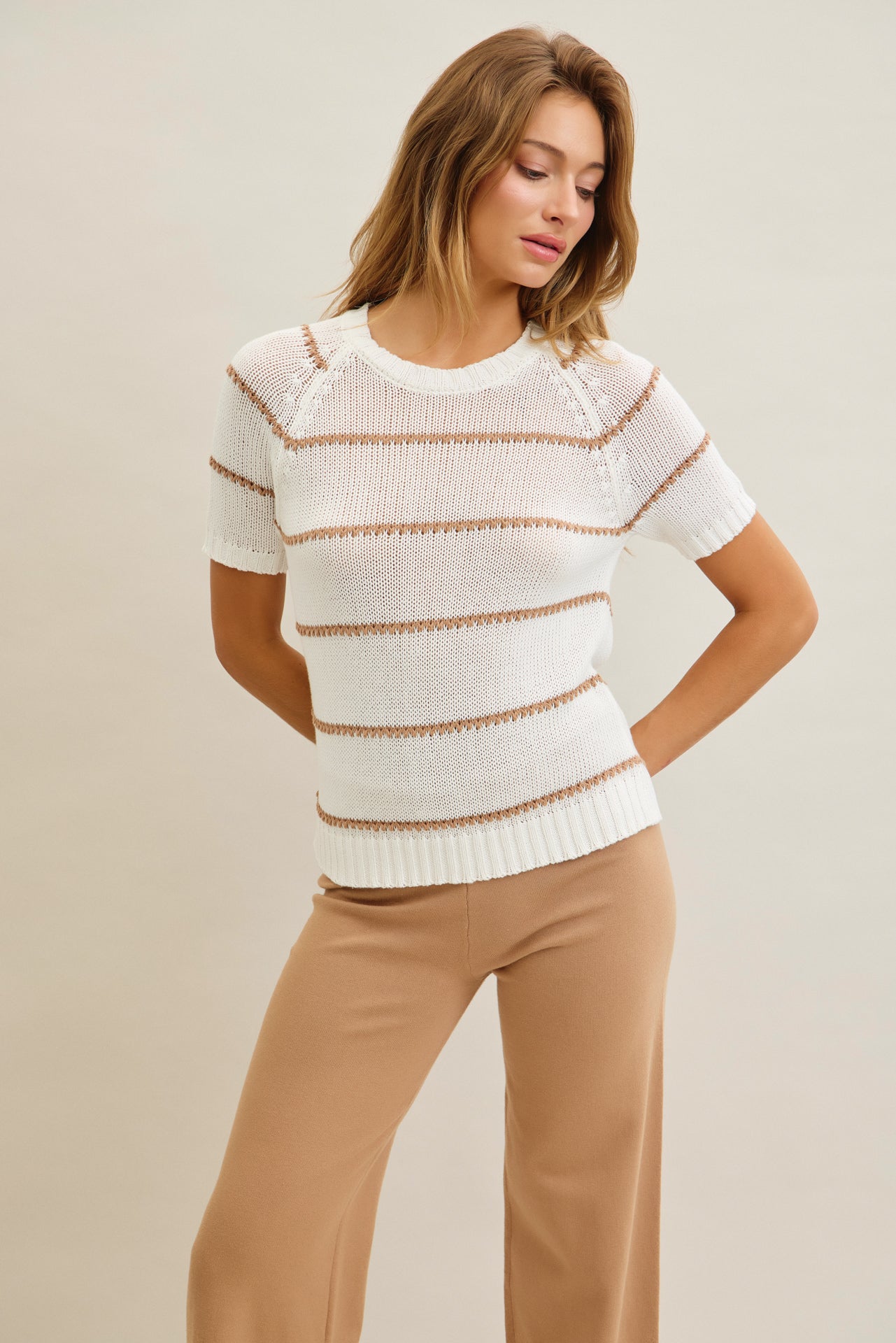 Marcelline Stripe Top & Pants Set