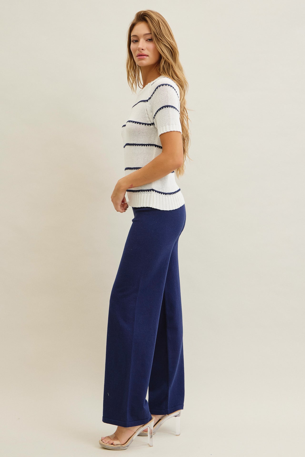 Marcelline Stripe Top & Pants Set