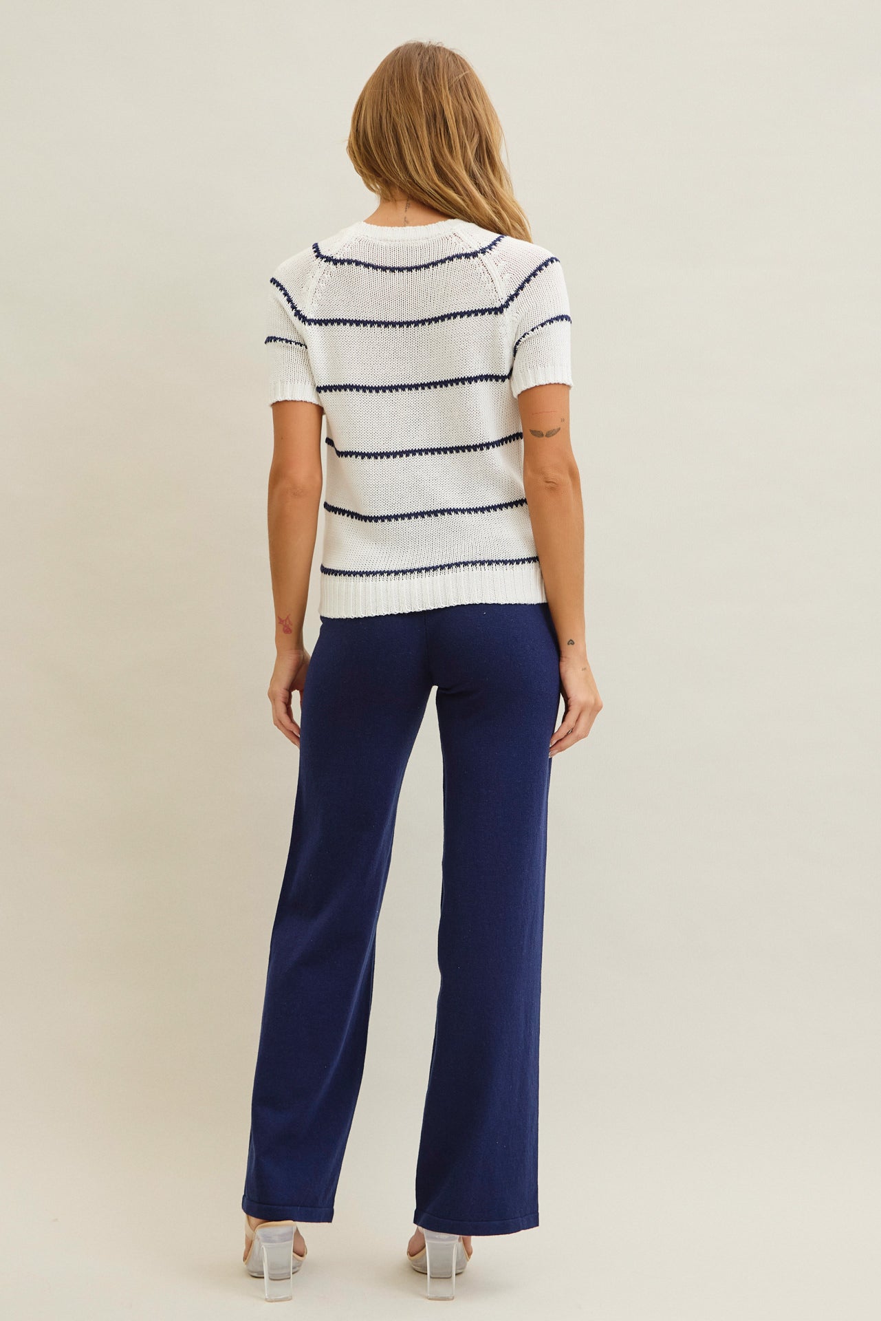 Marcelline Stripe Top & Pants Set