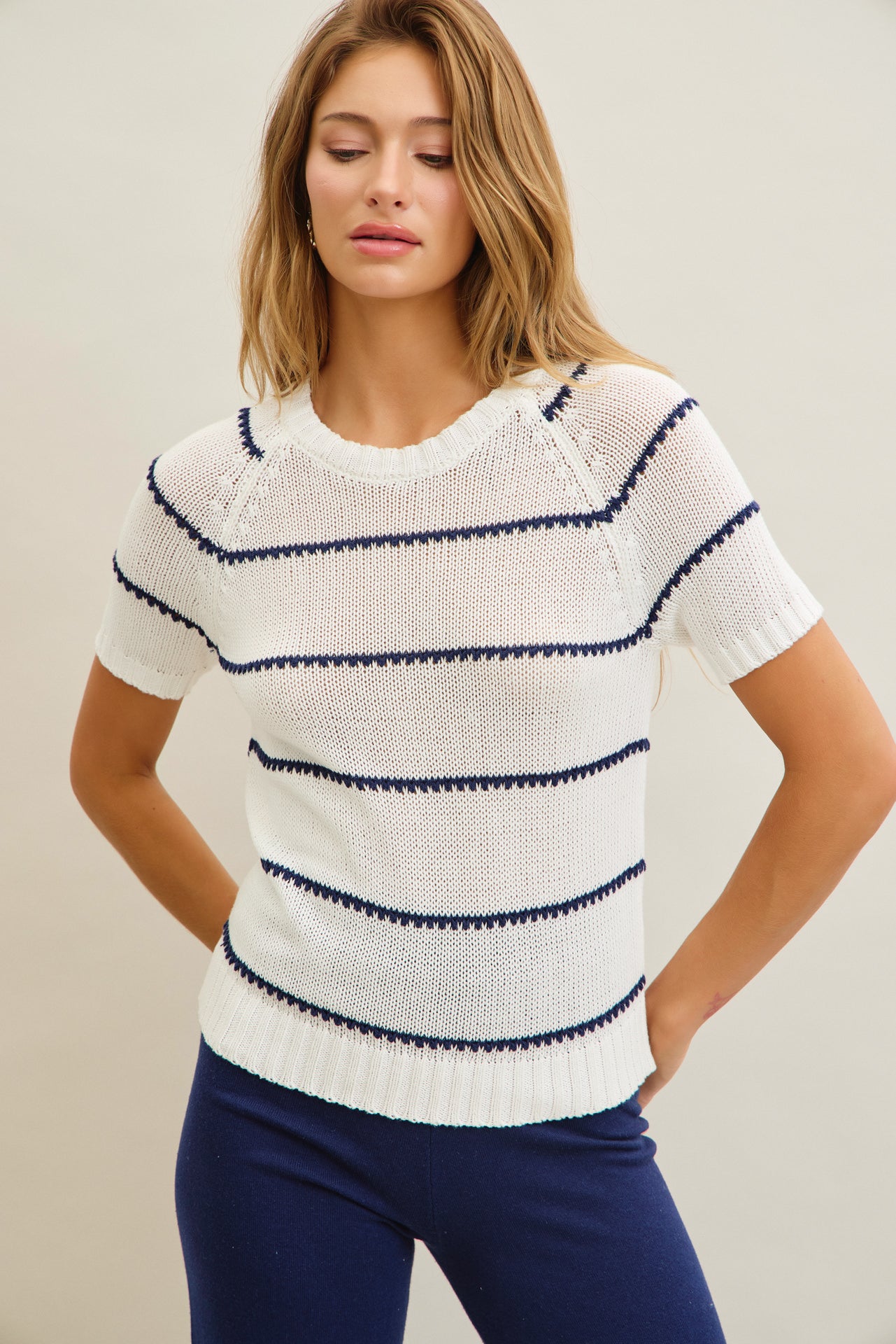 Marcelline Stripe Top & Pants Set