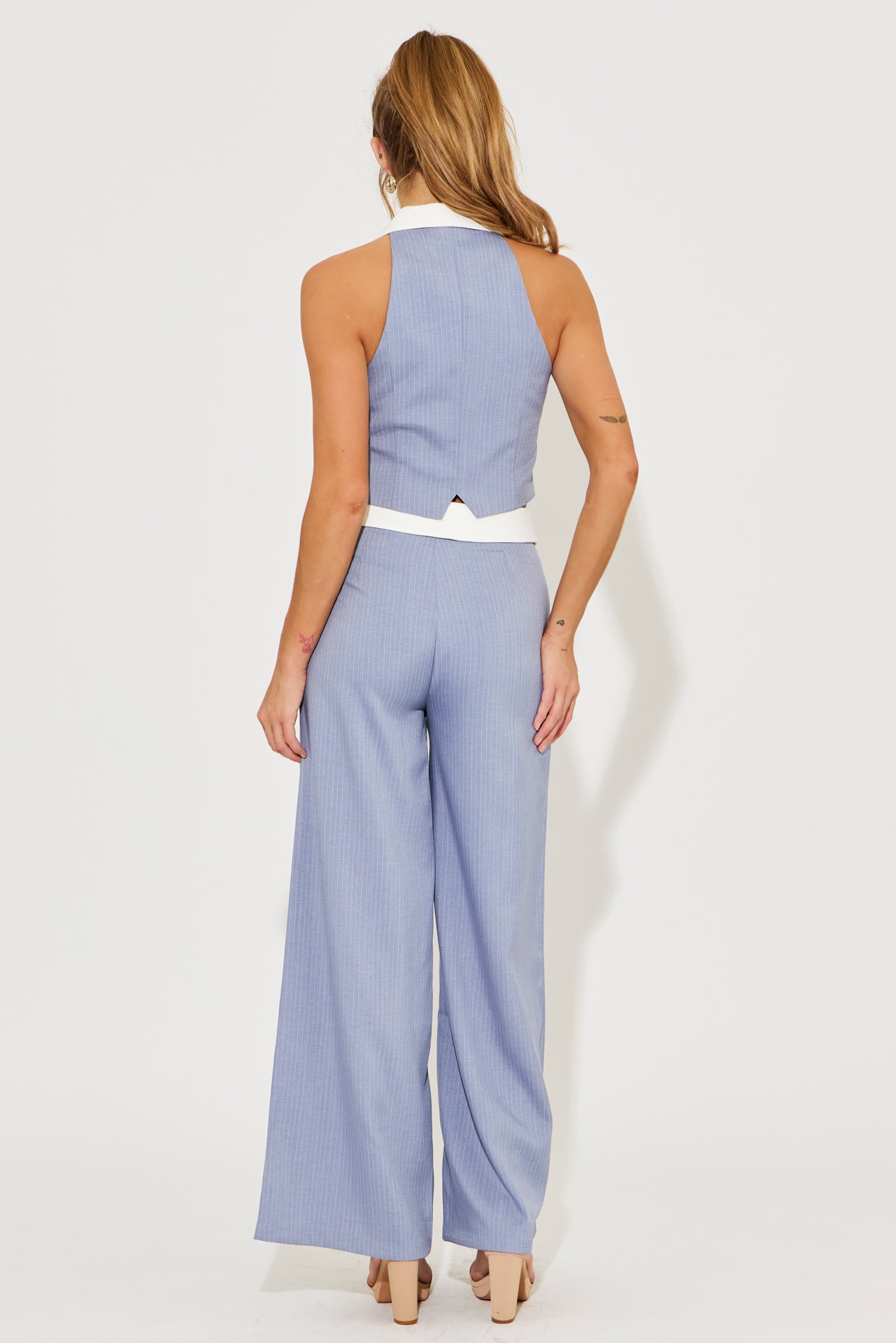 The Signature Stripe Vest and Pants Set