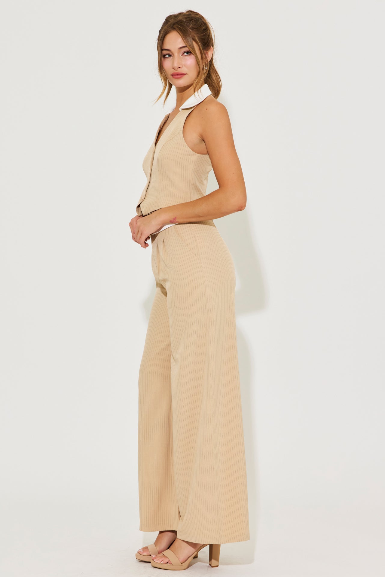 The Signature Stripe Vest and Pants Set