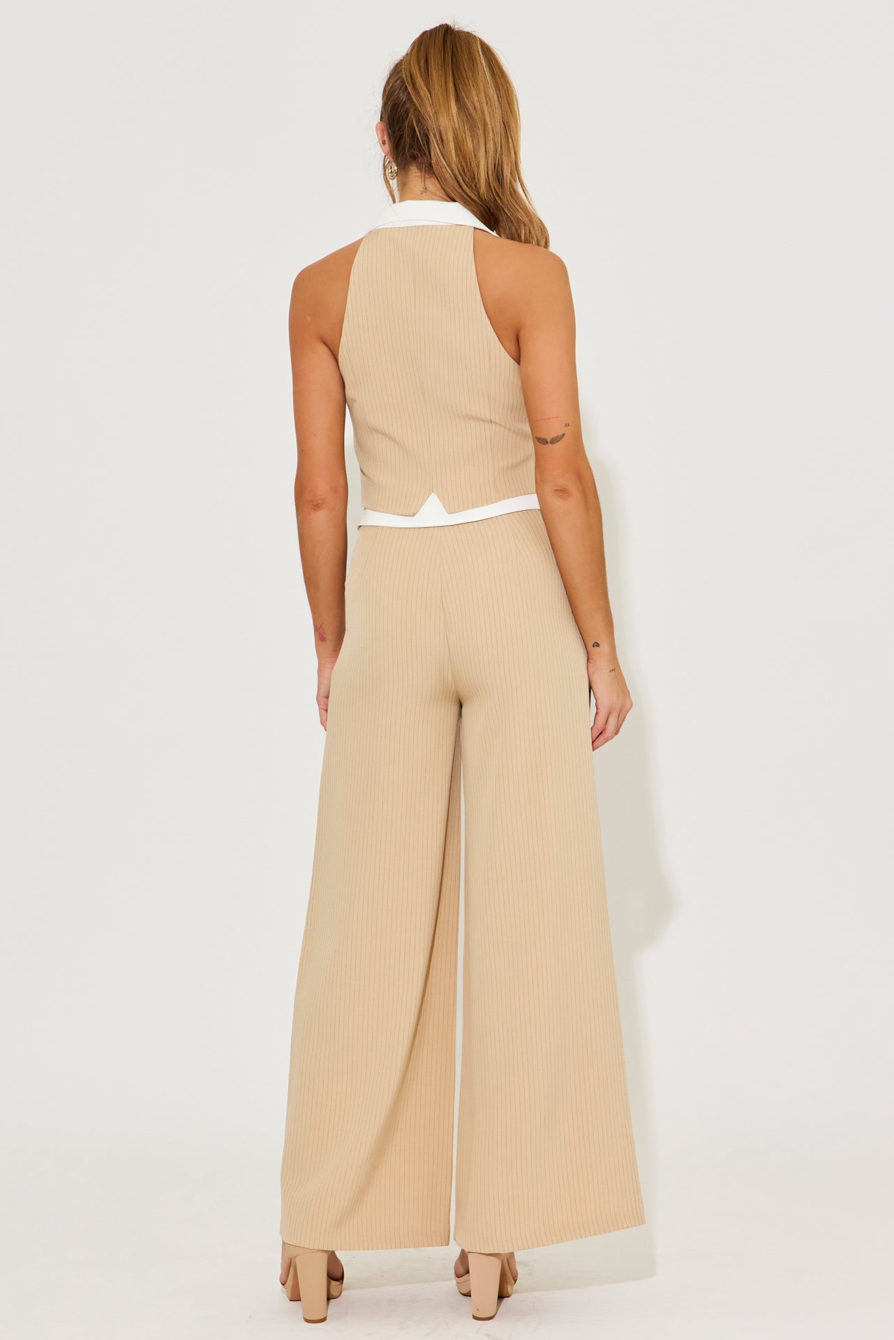 The Signature Stripe Vest and Pants Set