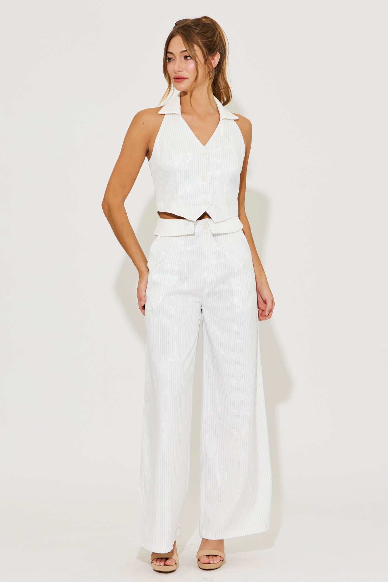 The Signature Stripe Vest and Pants Set