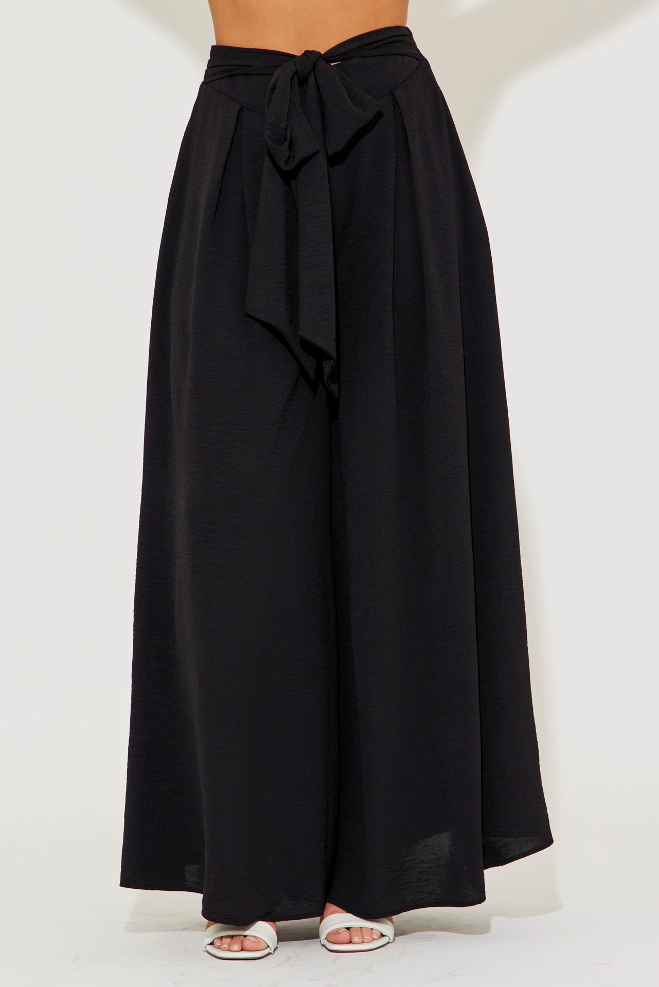 Adelaide Tie Front Wide Pants
