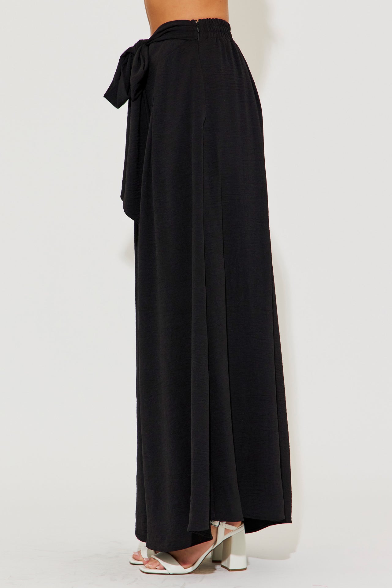 Adelaide Tie Front Wide Pants