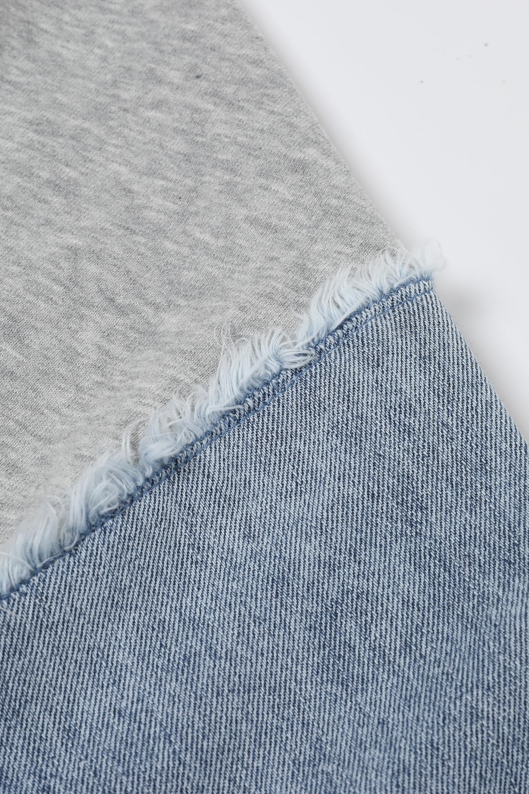 Denim Sleeve Code Sweatshirt