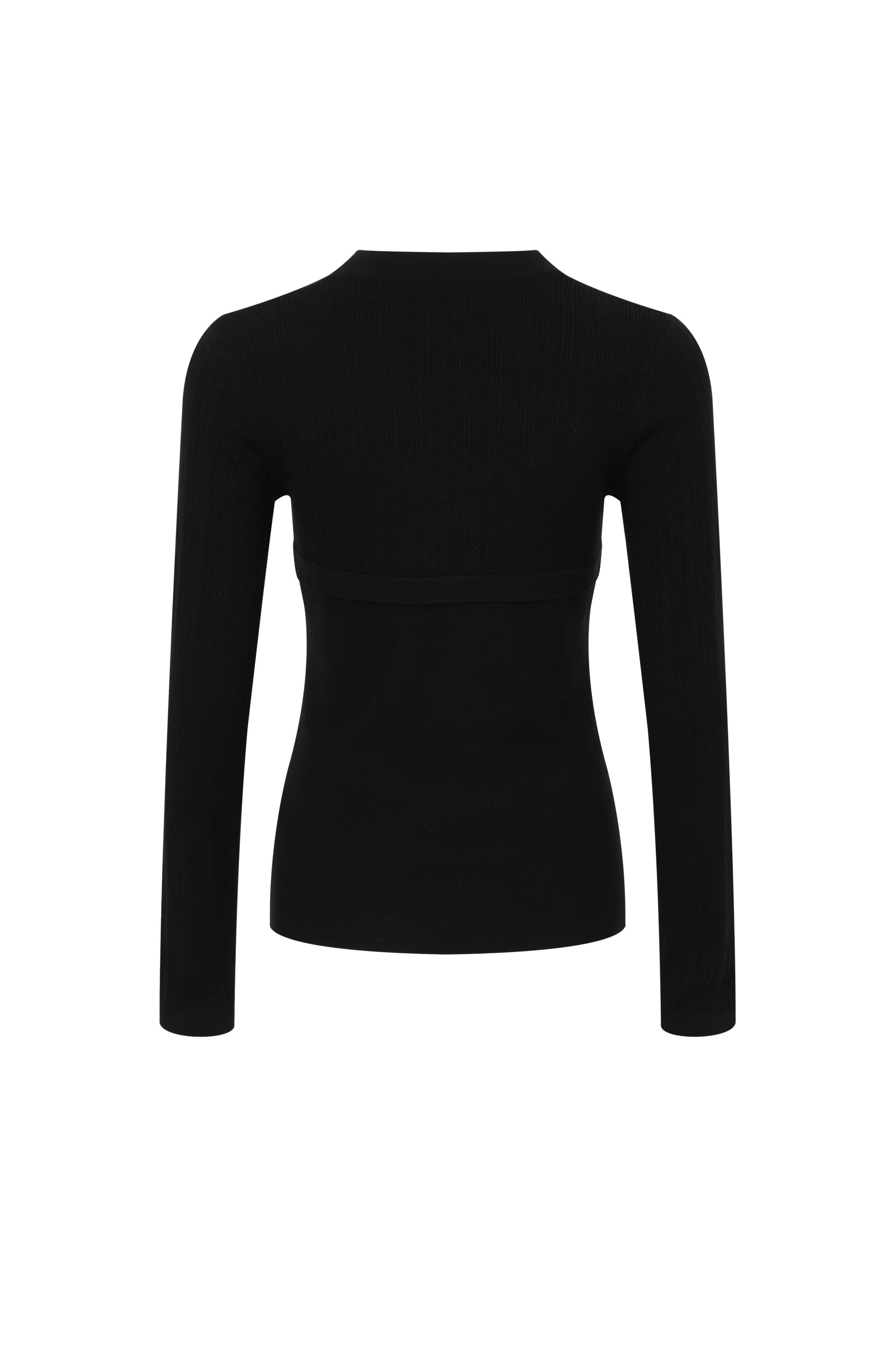 La Mode Knit Top With Buttons