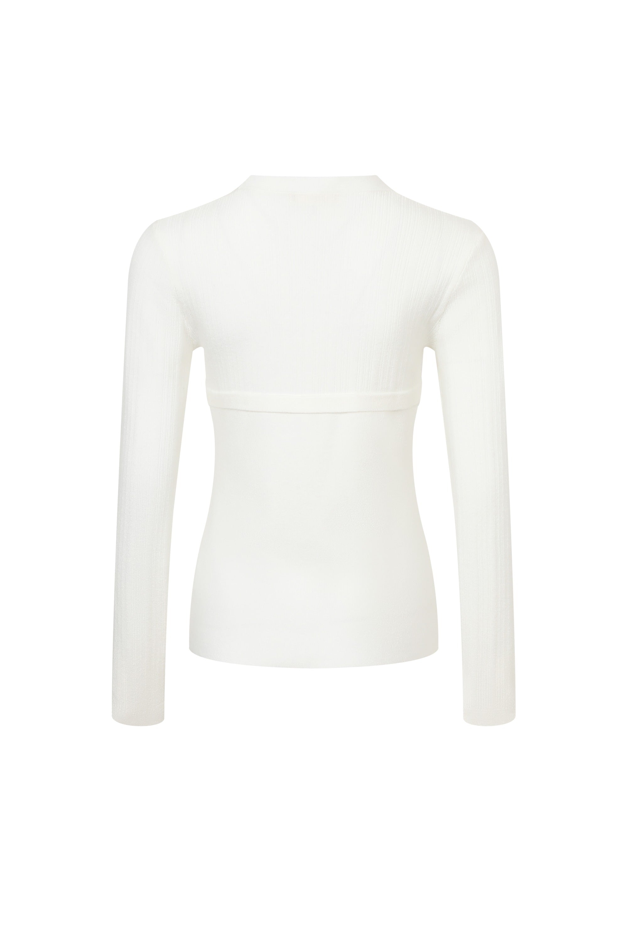 La Mode Knit Top With Buttons