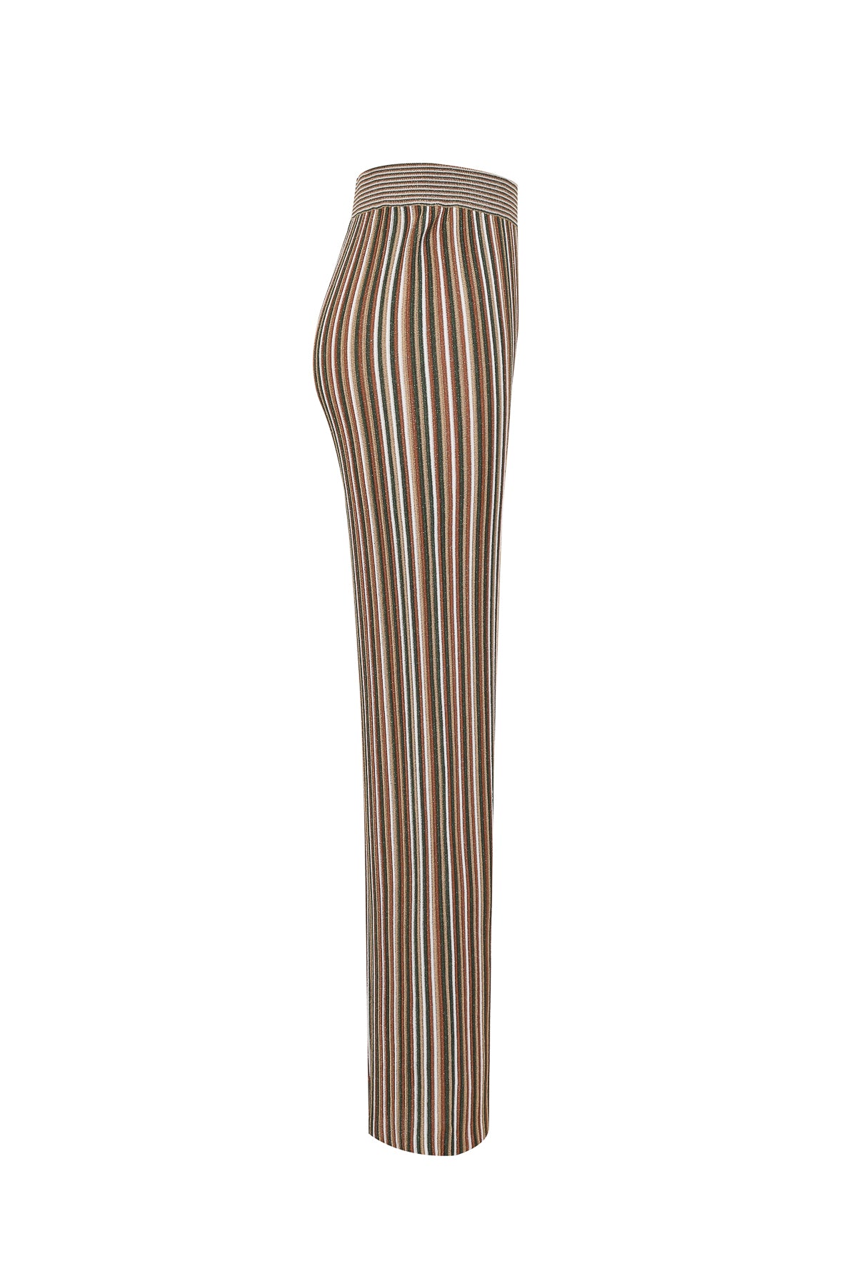 Caprière Long Sleeve Striped Knit Top with Pants Set