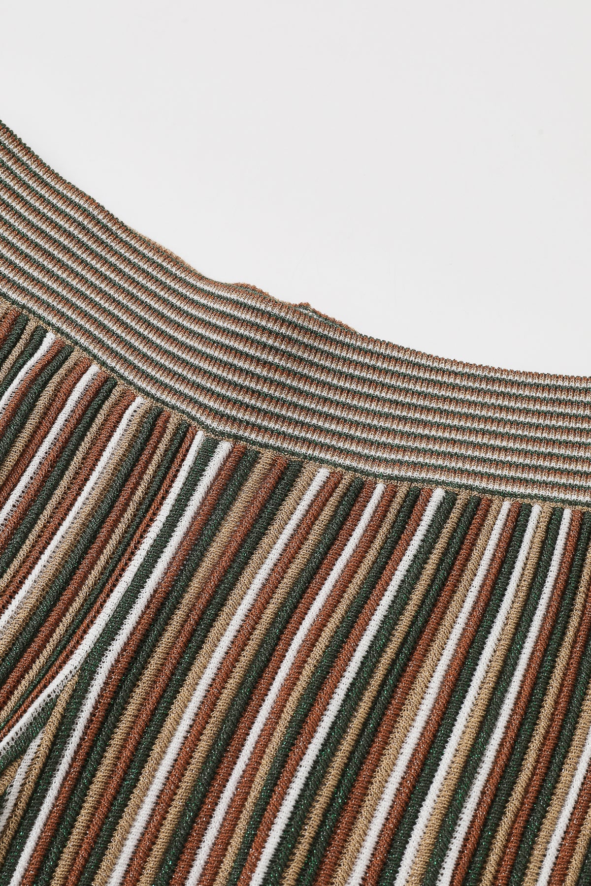 Caprière Long Sleeve Striped Knit Top with Pants Set