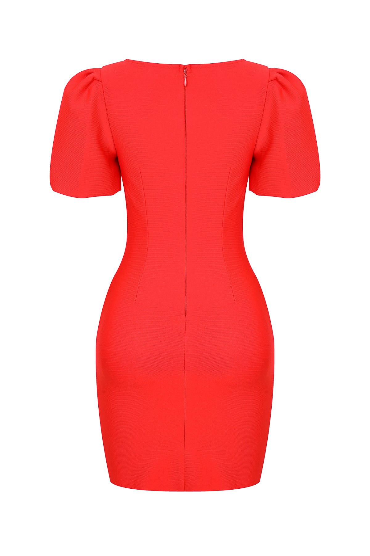 Velour Majesty Bandage Short Sleeve Dress