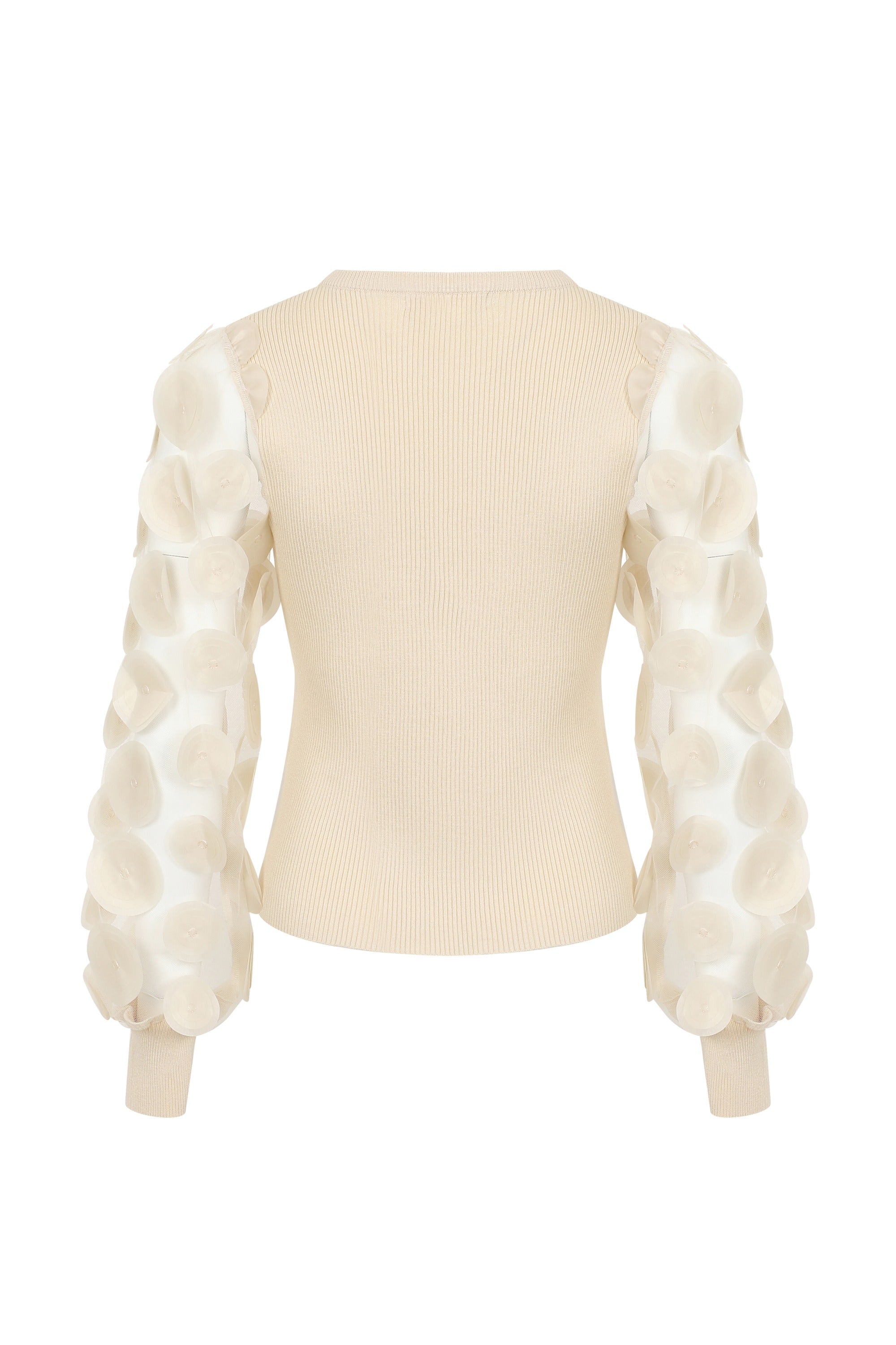 Long Sleeve Top with Mesh Detail
