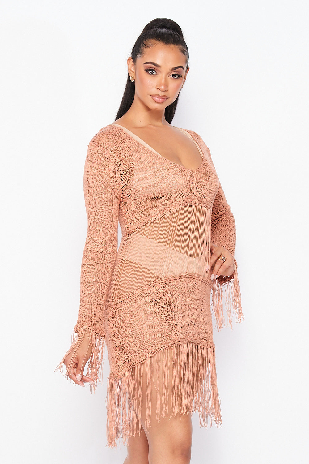 Fringe Swim Cover Up