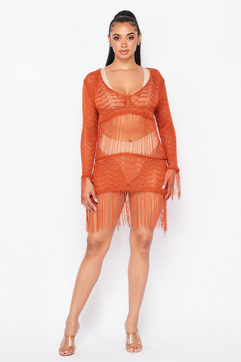 Fringe Swim Cover Up