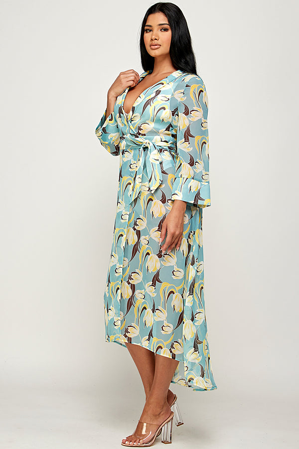 Wrap Dress Cover Up