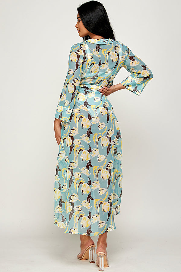 Wrap Dress Cover Up