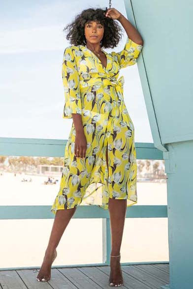 Wrap Dress Cover Up