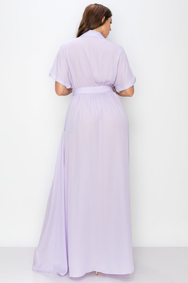 Button Down Maxi Dress