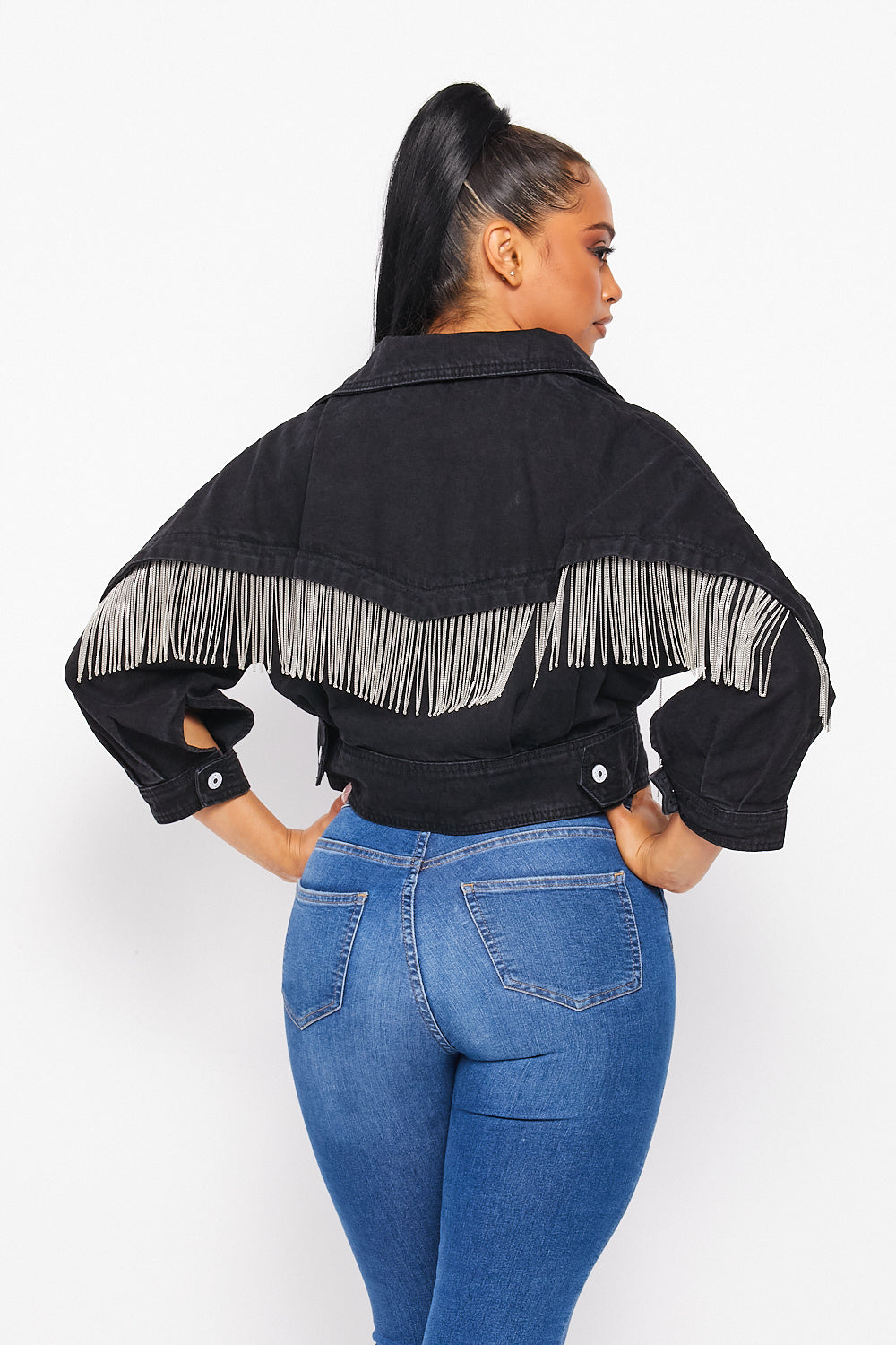 Denim Crop Top Jacket