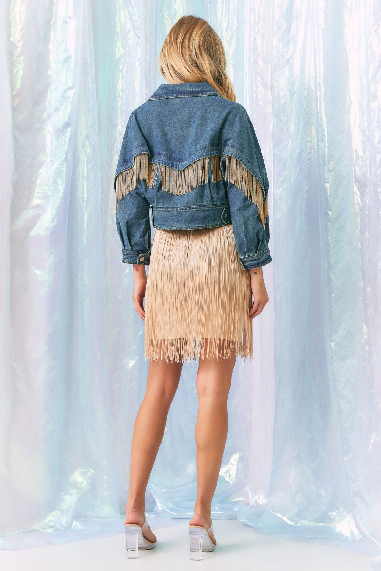 Denim Crop Top Jacket