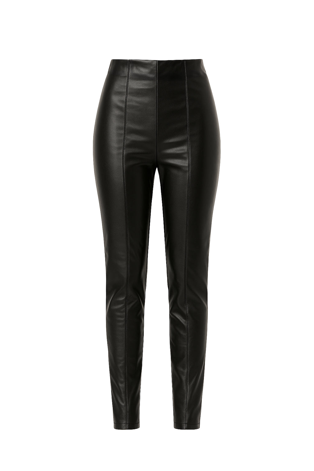 Soft Leather High Waist Skinny Pants