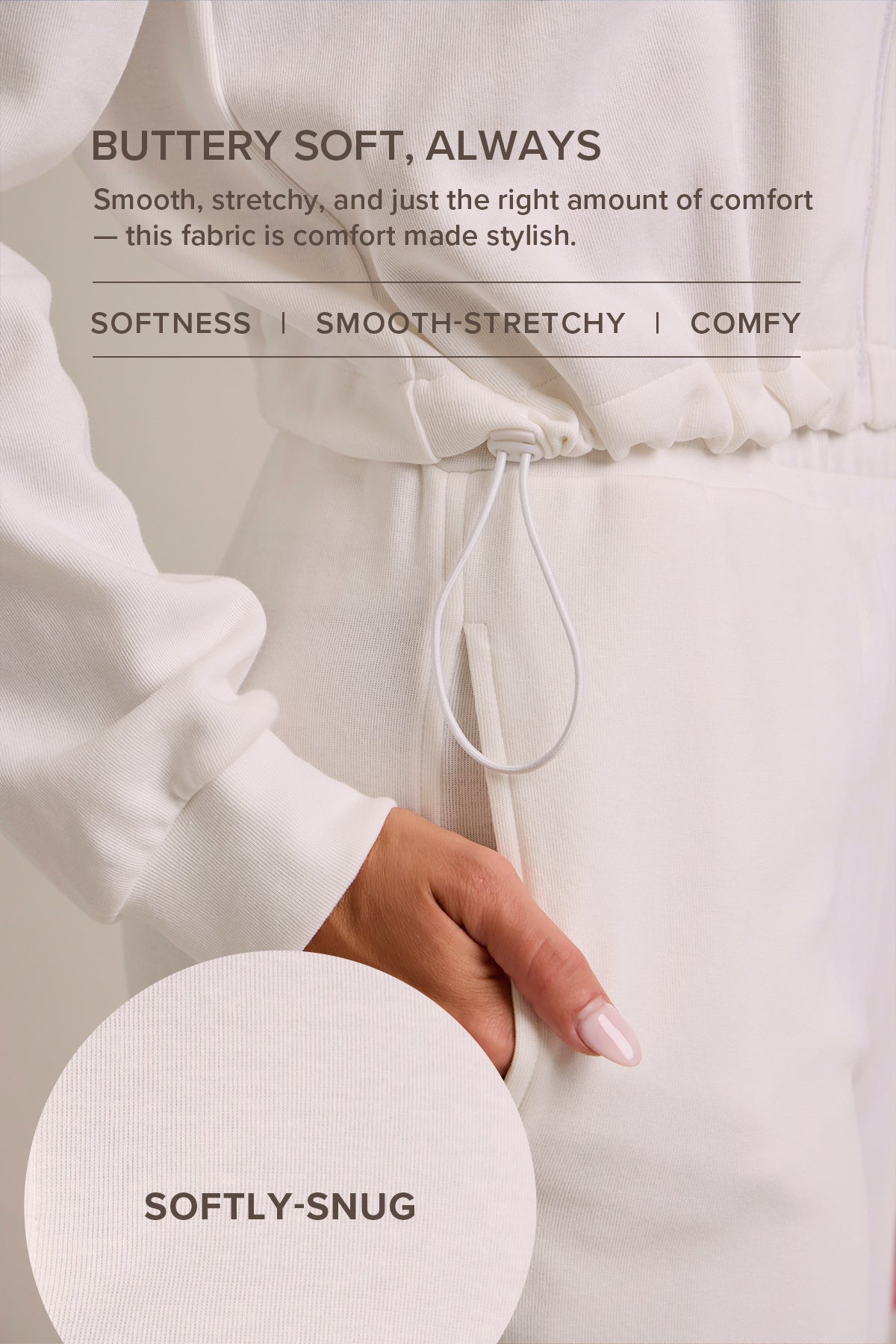 Aveline Knit Collar Zip Up Jacket and Pants Set