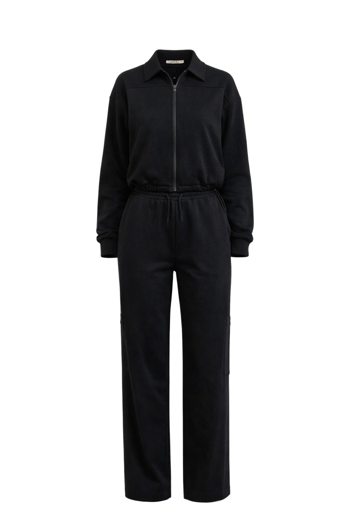 Aveline Knit Collar Zip Up Jacket and Pants Set