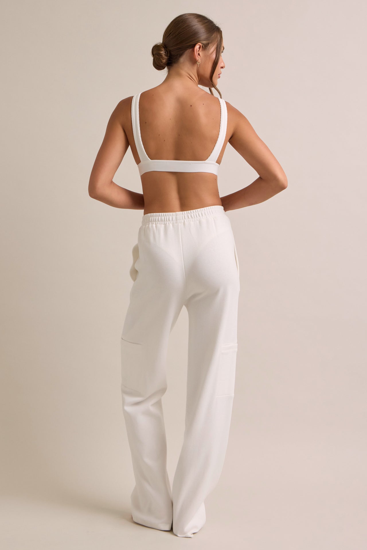 Aveline Knit Collar Zip Up Jacket and Pants Set