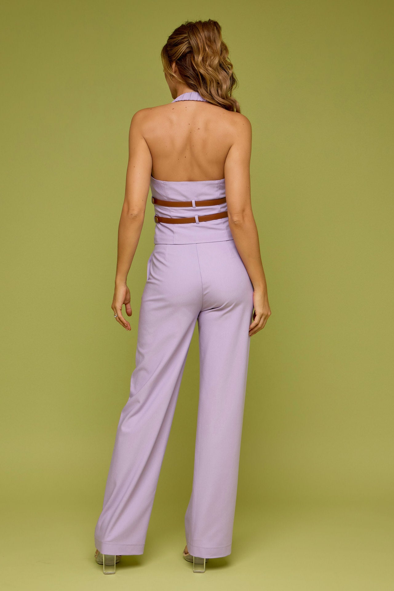 The Carter Halter Vest & Trouser Set