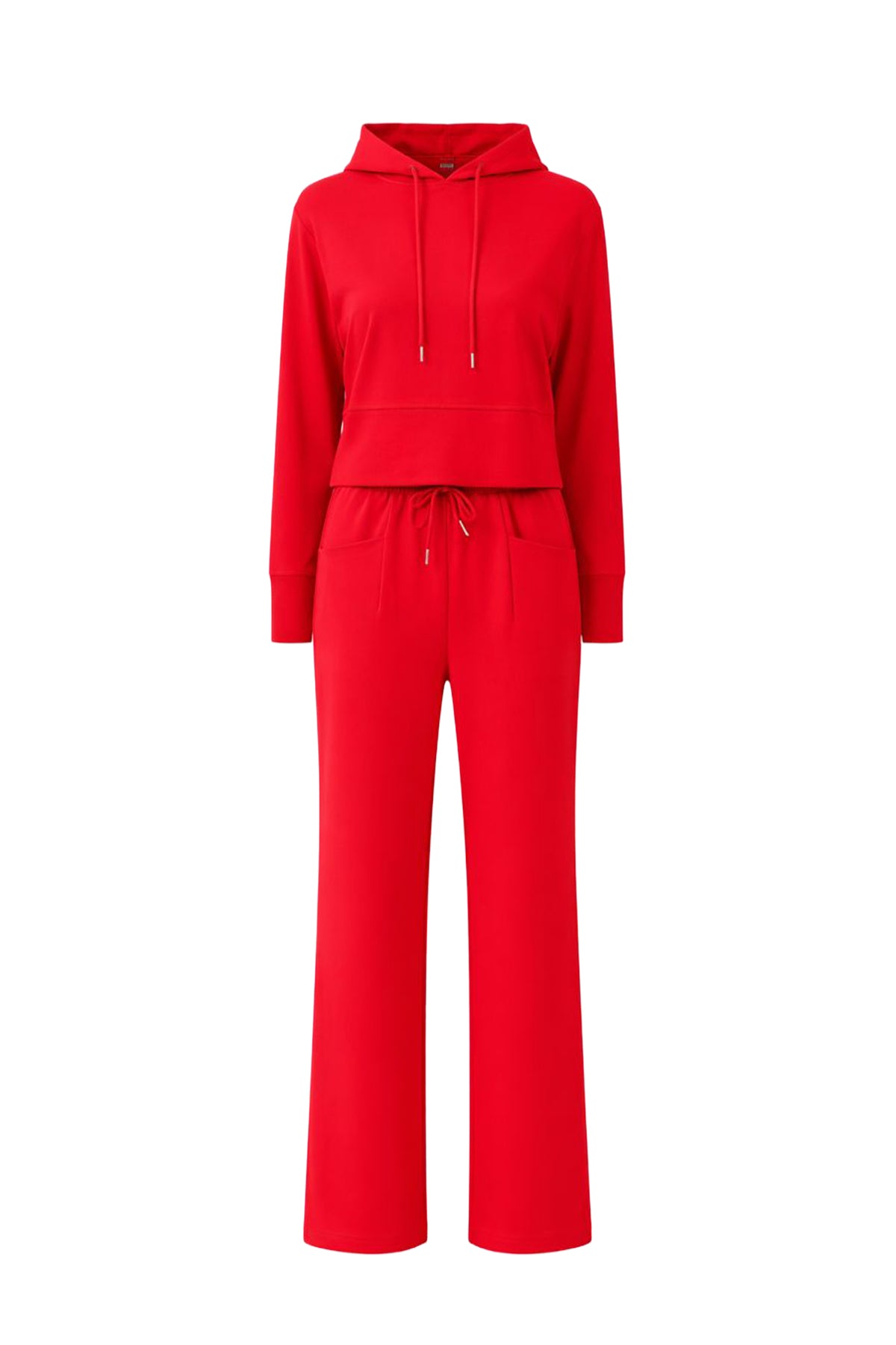 Casual Chic Hoodie & Wide Pants Set