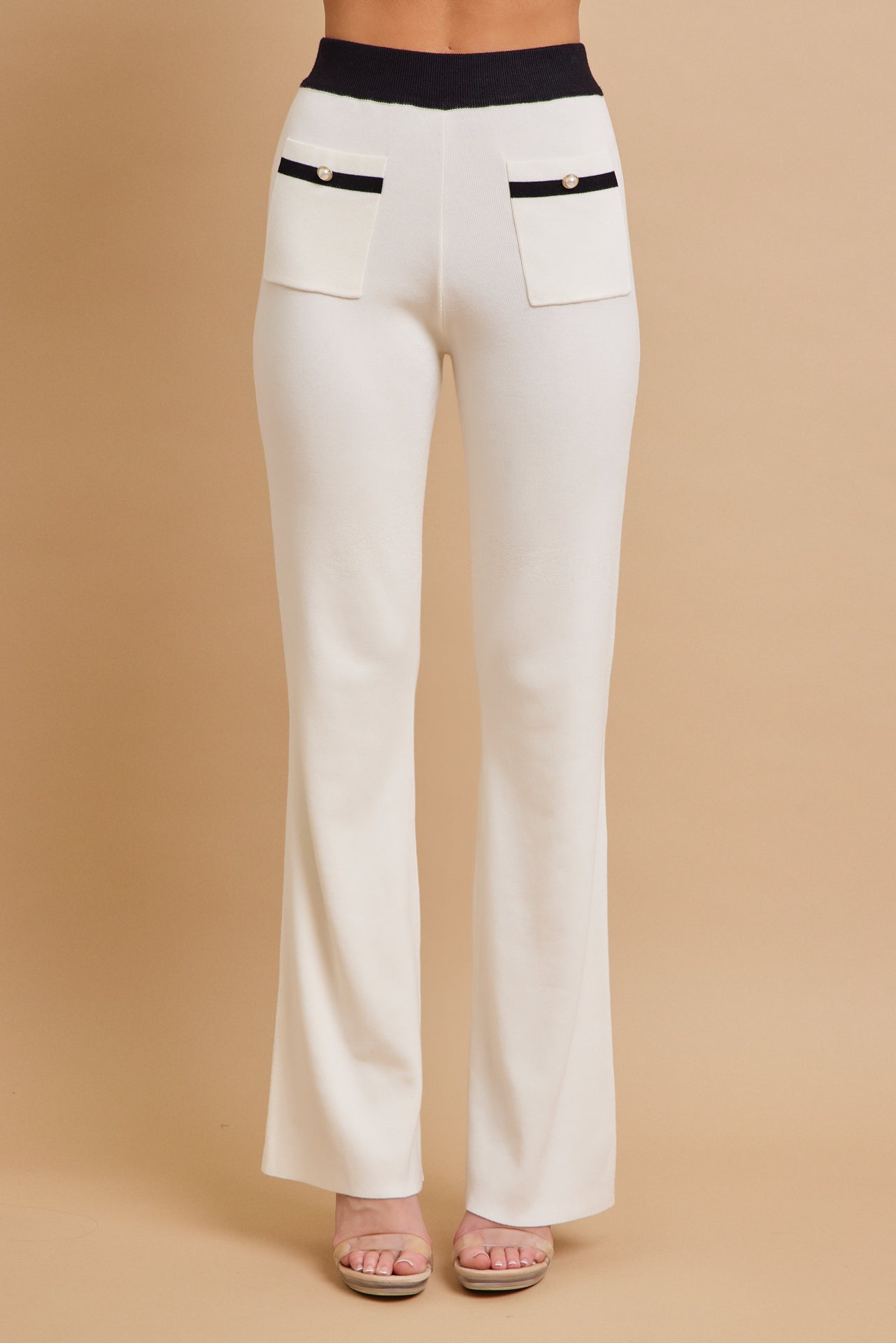 Odessa Knit Short Sleeve Cardigan And Pants Set