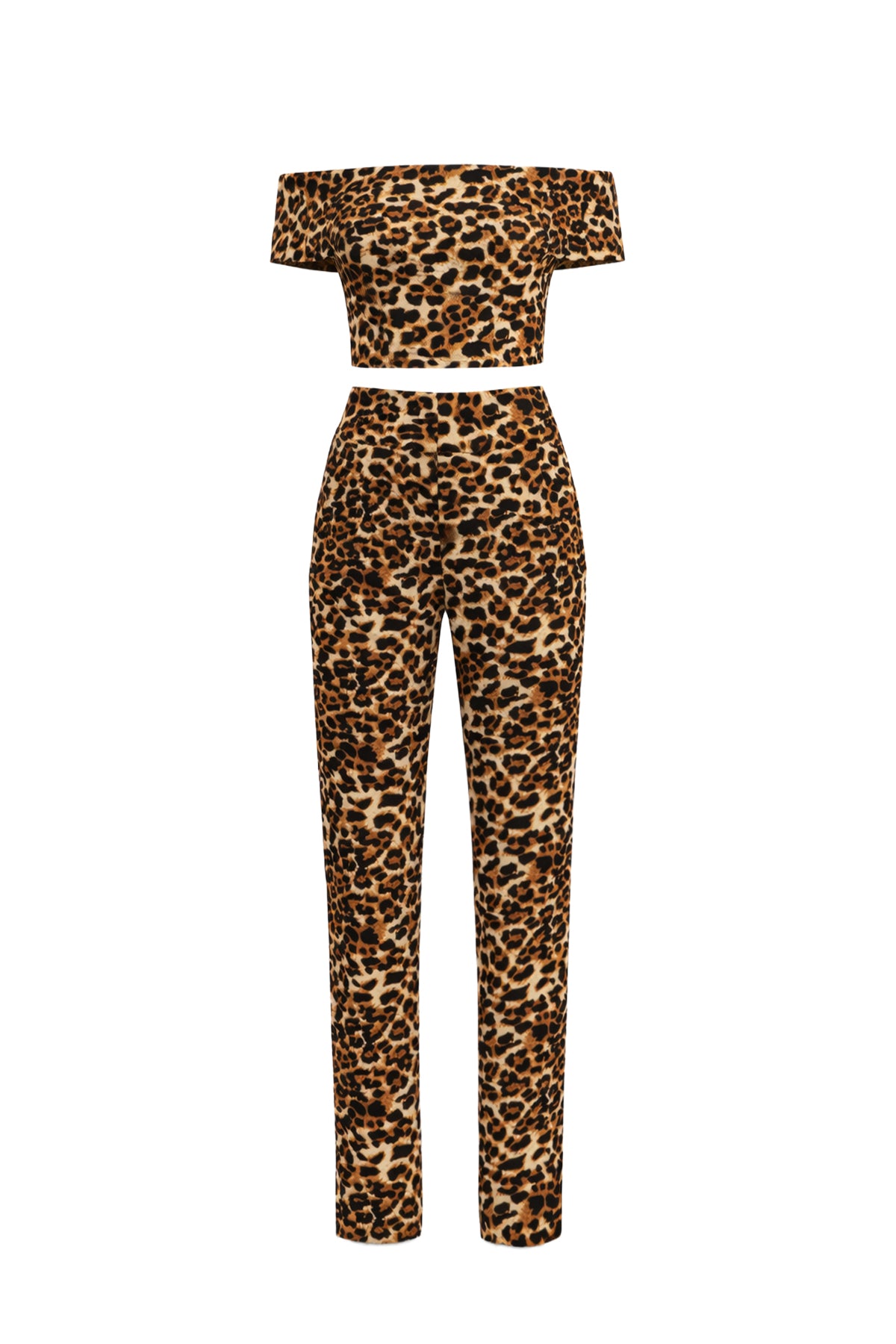 Leopard Obsession Off Shoulder Set