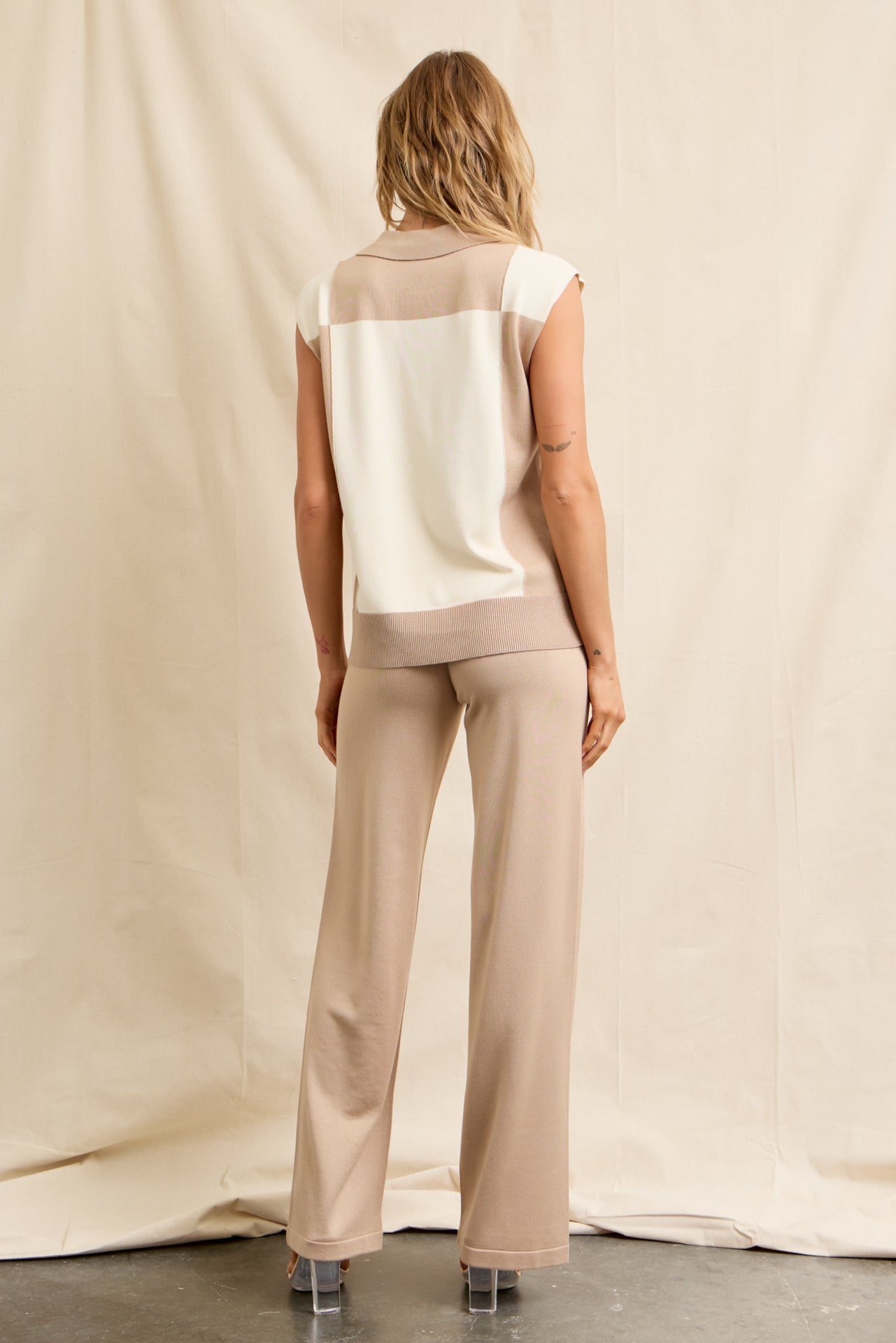 Luna Colorblock Knit & Pants Set