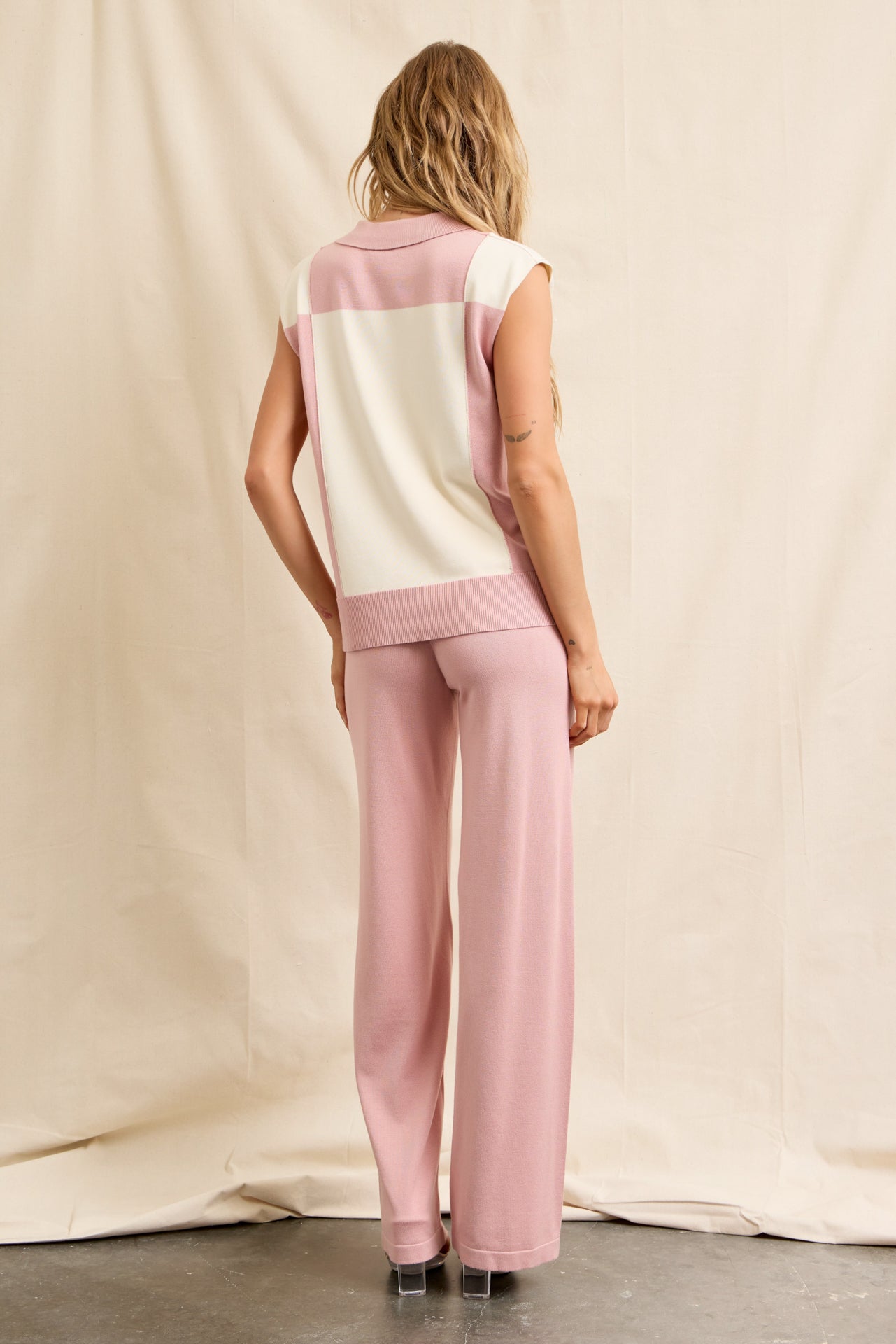 Luna Colorblock Knit & Pants Set