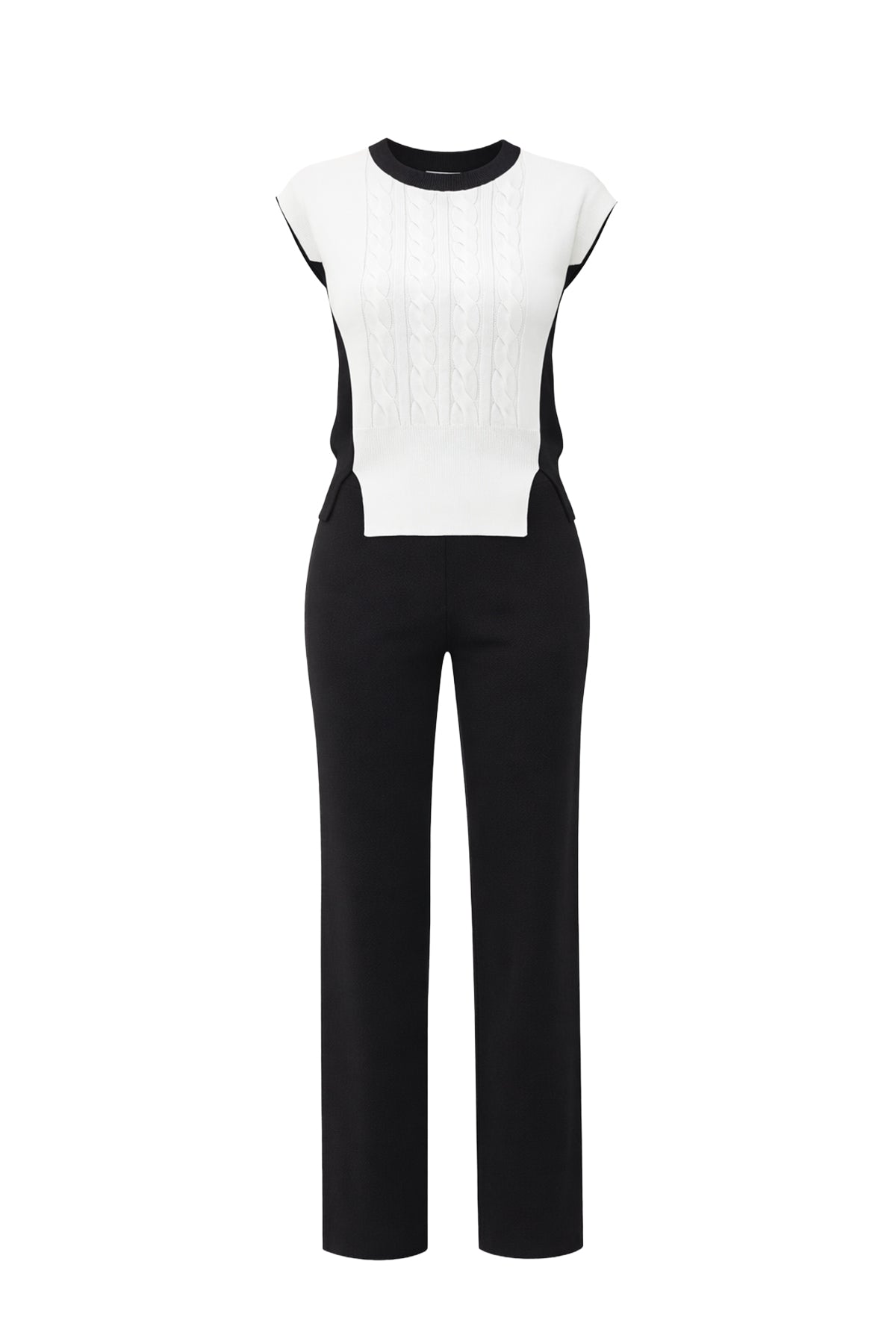 Luma Ribbed Knit Top & Pants Set