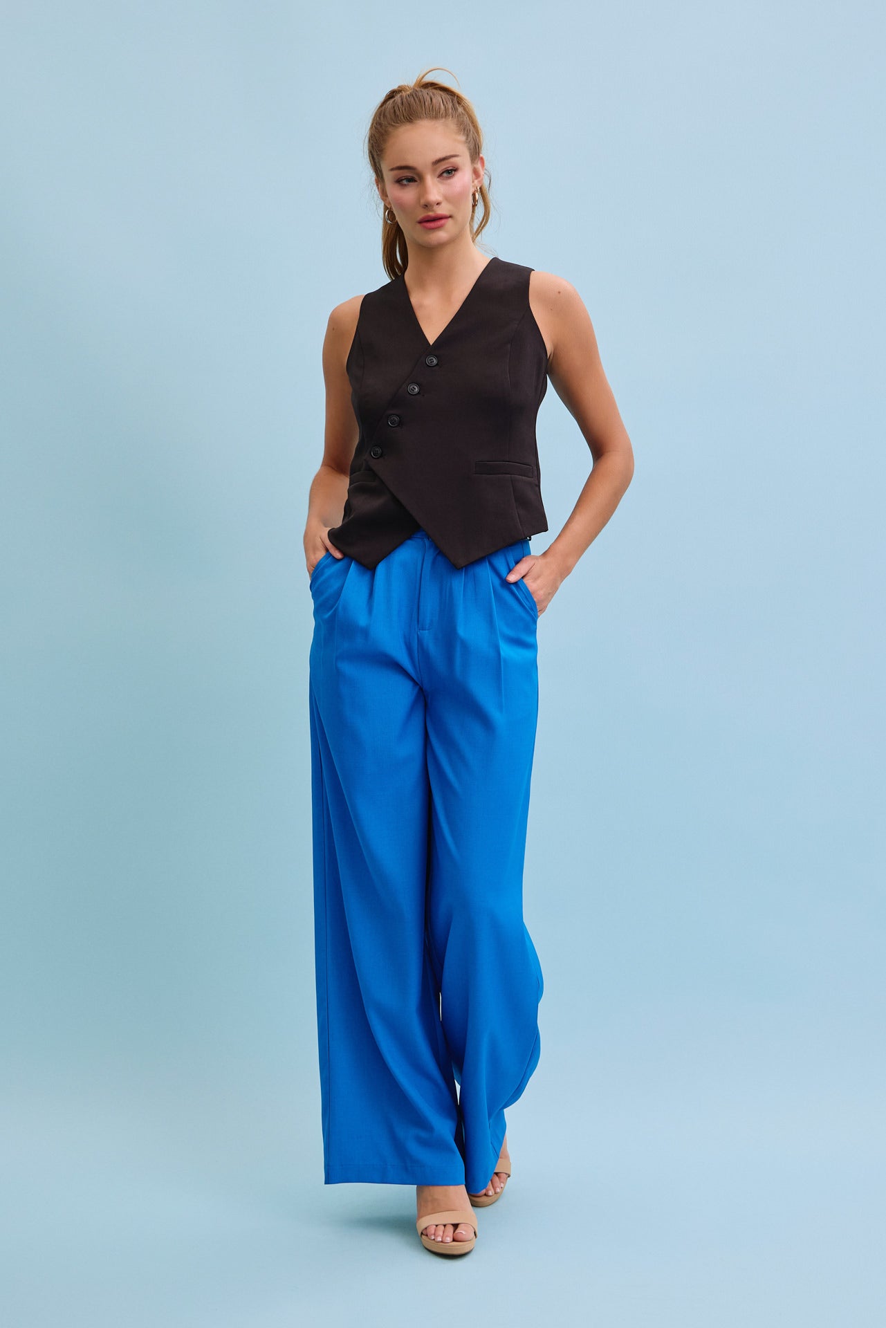 Celeste Woven Wide Leg Pants