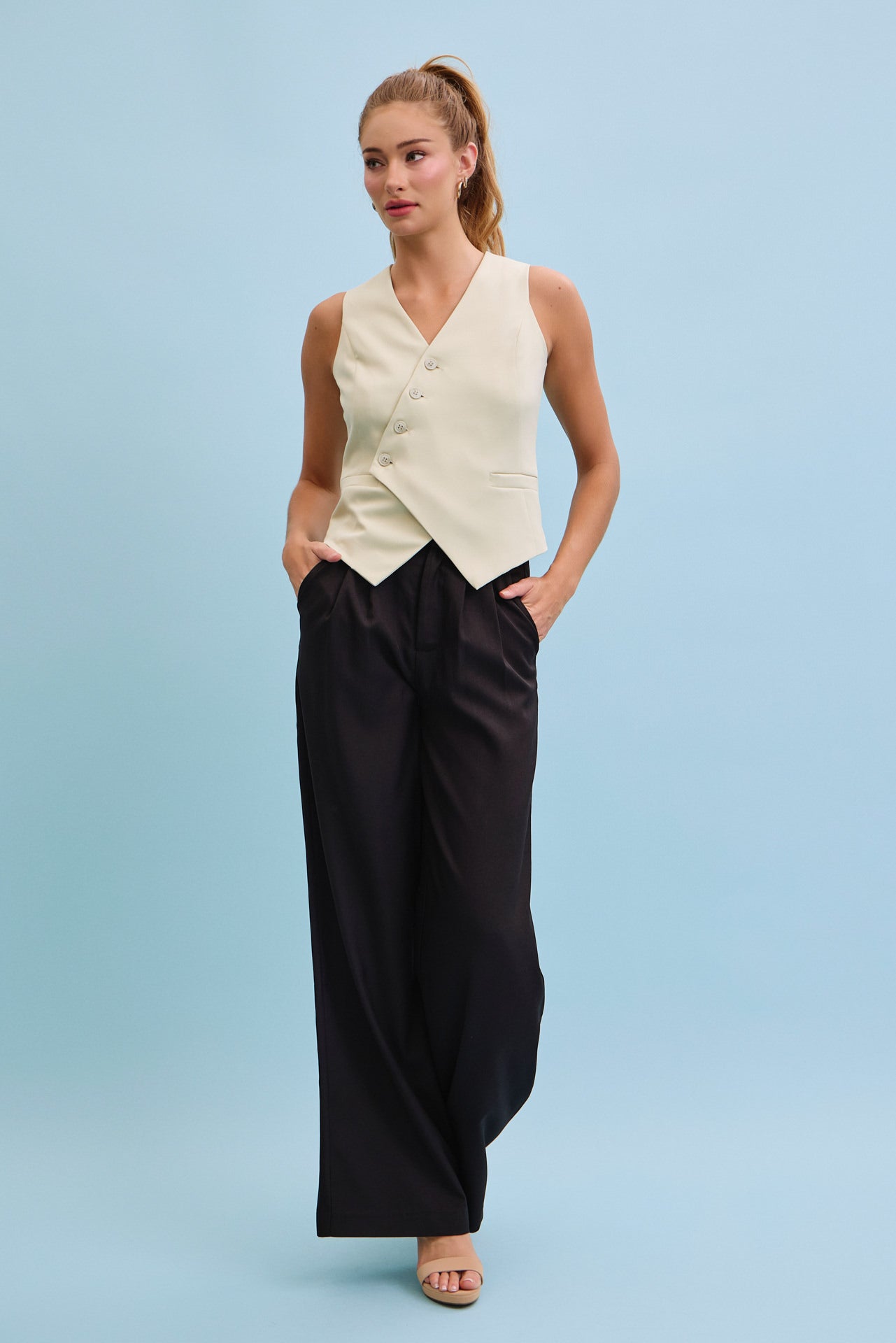 Celeste Woven Wide Leg Pants
