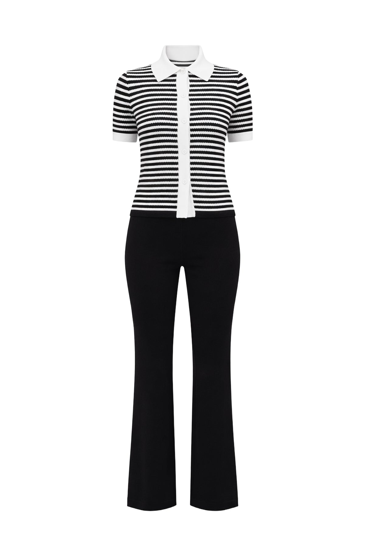 Xandra Ribbed Knit Top & Pants Set