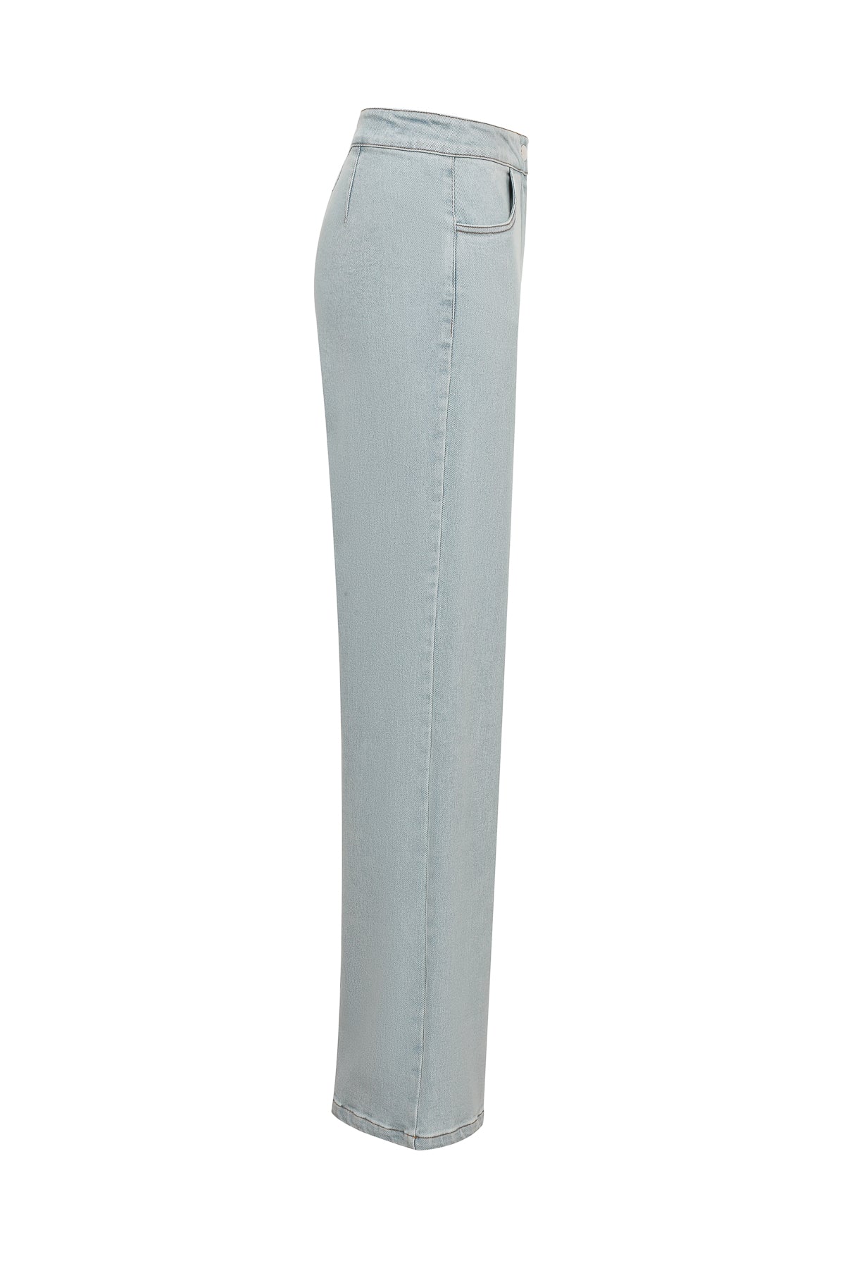 Tube Denim Pants Set