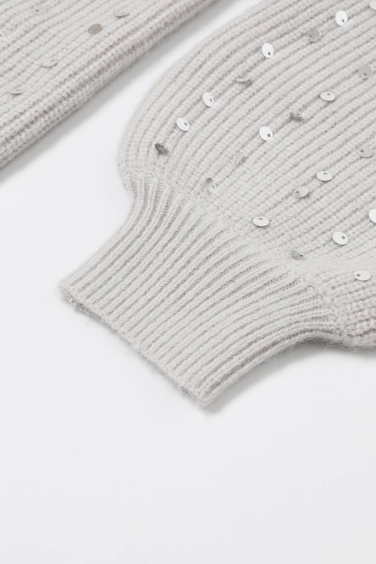 Sequins in Sweater Structured Comfort Dress